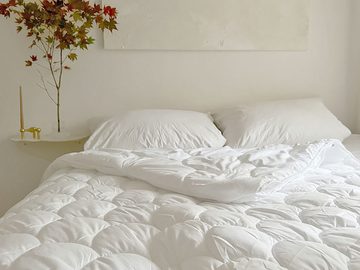 4-Jahreszeitenbett, ZOLLNER, Füllung: 100% Polyester, Bezug: 100% Polyester, 135 x 200 cm, vom Hotelwäschespezialisten