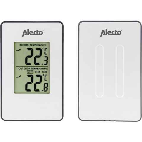 Alecto WS-1050 Wetterstation mit Funk-Außensensor Funkwetterstation (mit Außensensor)