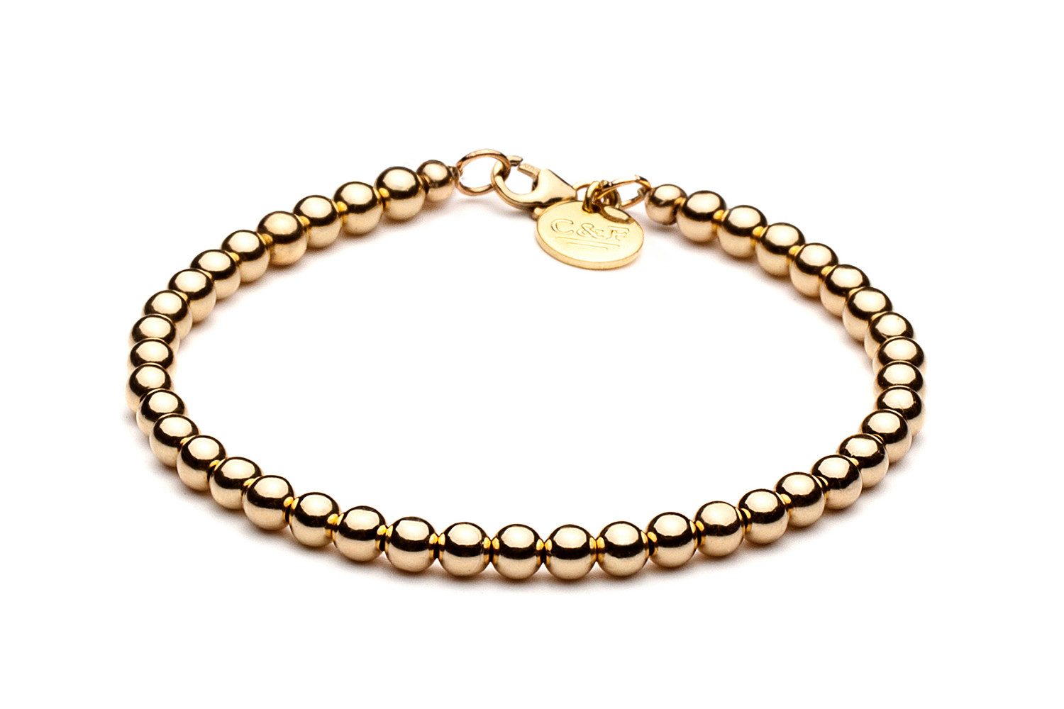 CLASSYANDFABULOUS Jewelry Armband Kugelarmband 4mm - günstig online kaufen