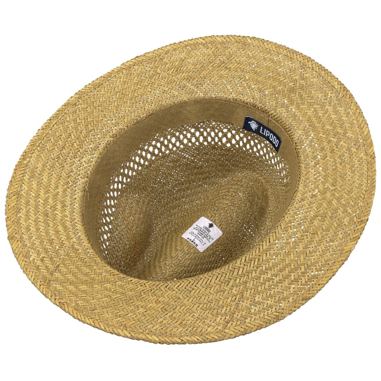 Lipodo Sonnenhut (1-St) Traveller mit Ripsband, Made in Italy – Bild 3 von 5