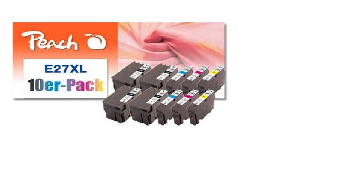 Peach Tonerkartusche Patrone Peach Epson Nr. 27XL Multi-10-Pack Retail Comp.