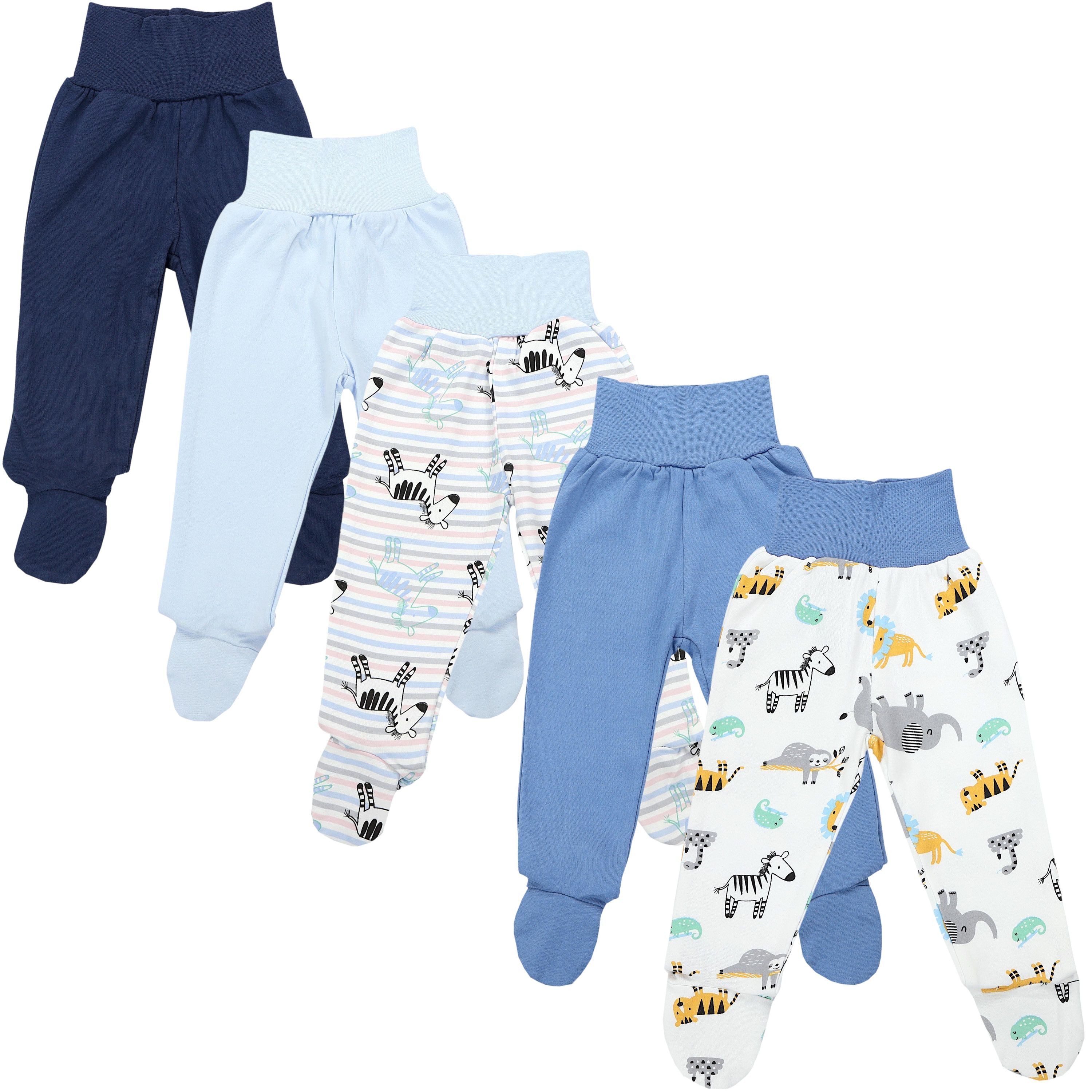 TupTam Schlupfhose TupTam Baby Unisex Hose mit Fuß 5er Pack