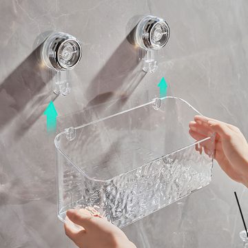 Welikera Duschablage Duschablage, abnehmbare Seife Shampoo Badezimmer Aufbewahrungsbox