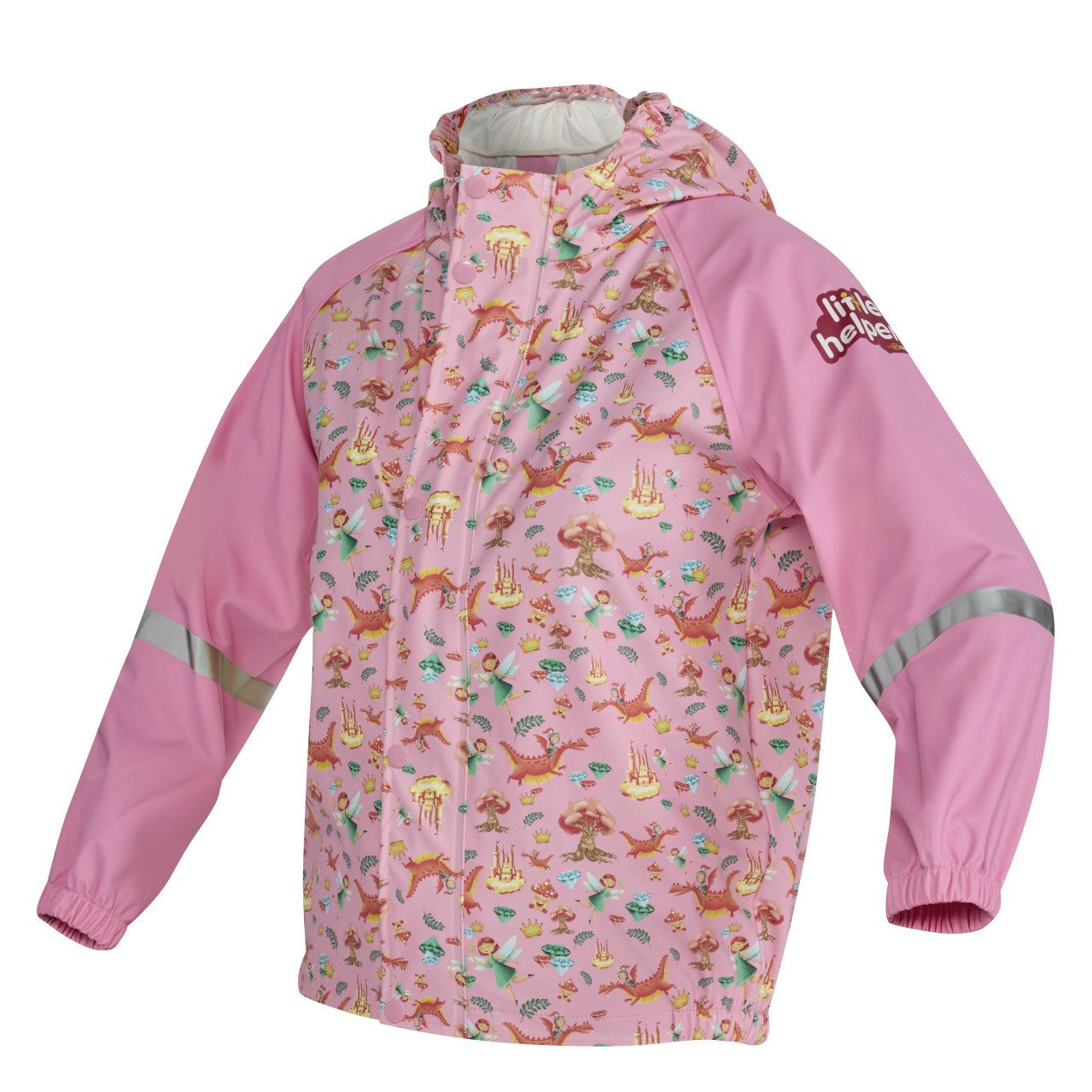 Gebol Regenjacke Gebol Regenjacke Little Helpers Märchenwald pink