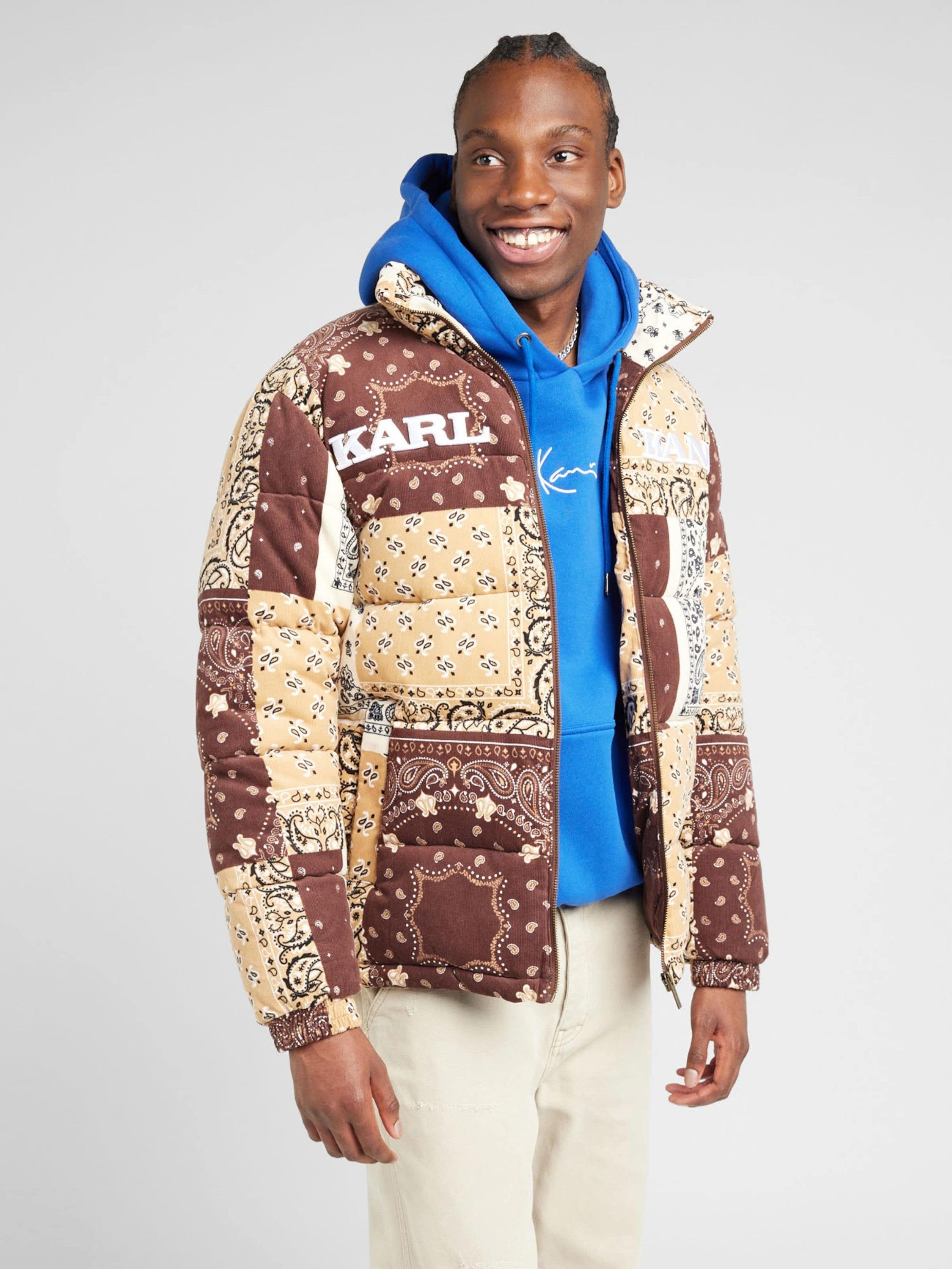 Karl Kani Steppjacke (1-St), All-Over-Muster