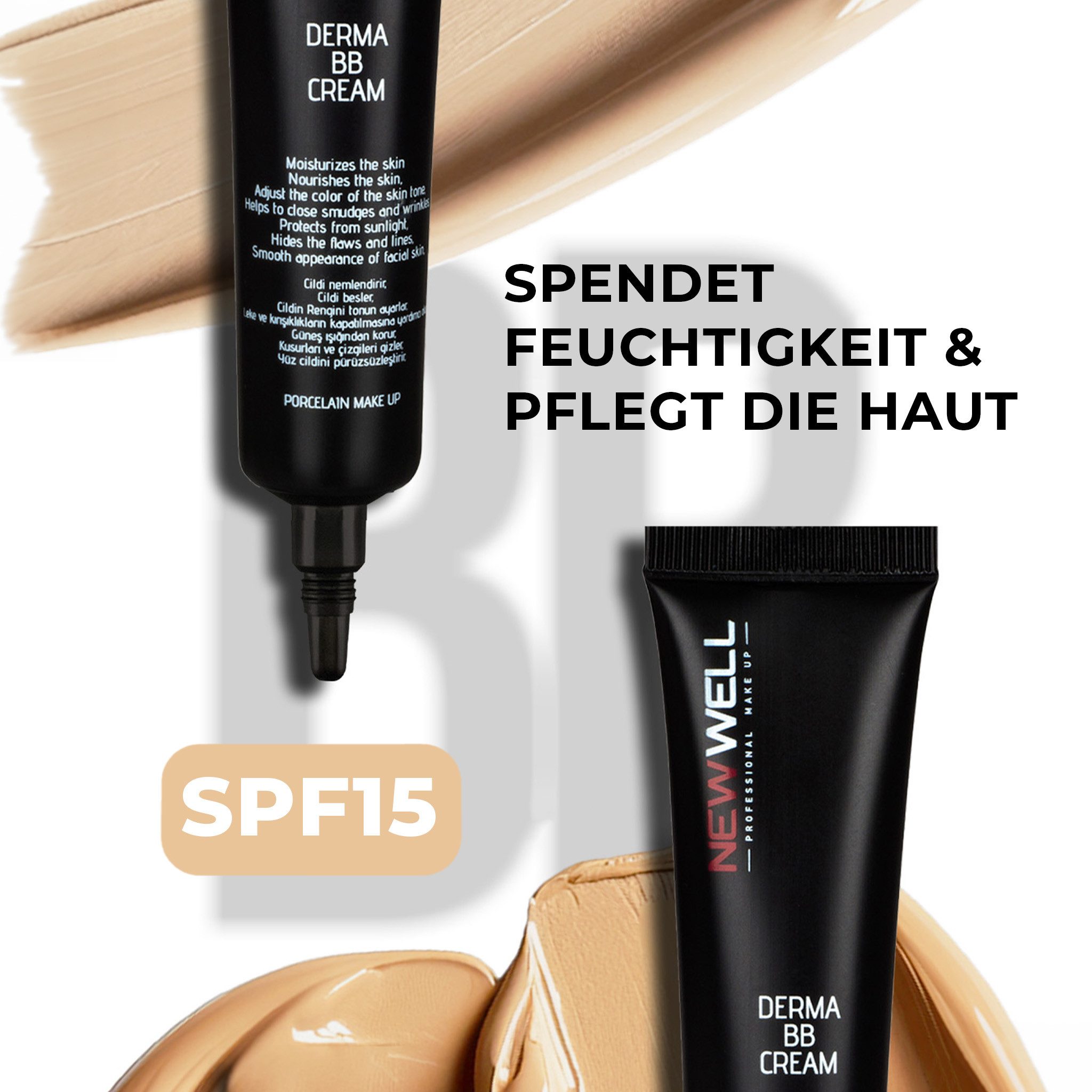 Newwell BB-Creme Tagescreme, Leichte Deckkraft, Pflegende Formel