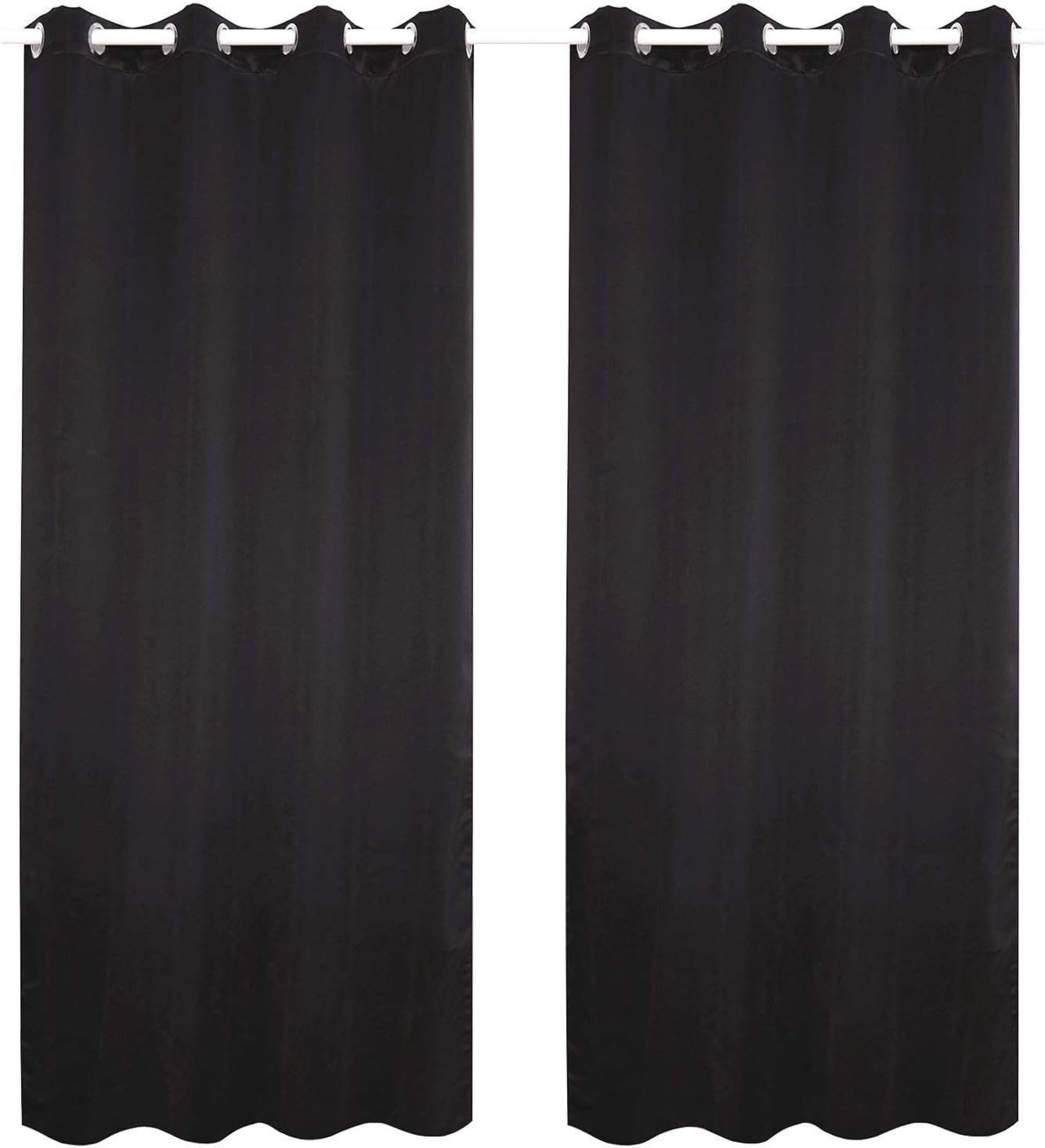 Woltu Vorhang (2 St), Ösen, blickdicht, Leichte Wärmeisolierend Kälteschutz günstig online kaufen