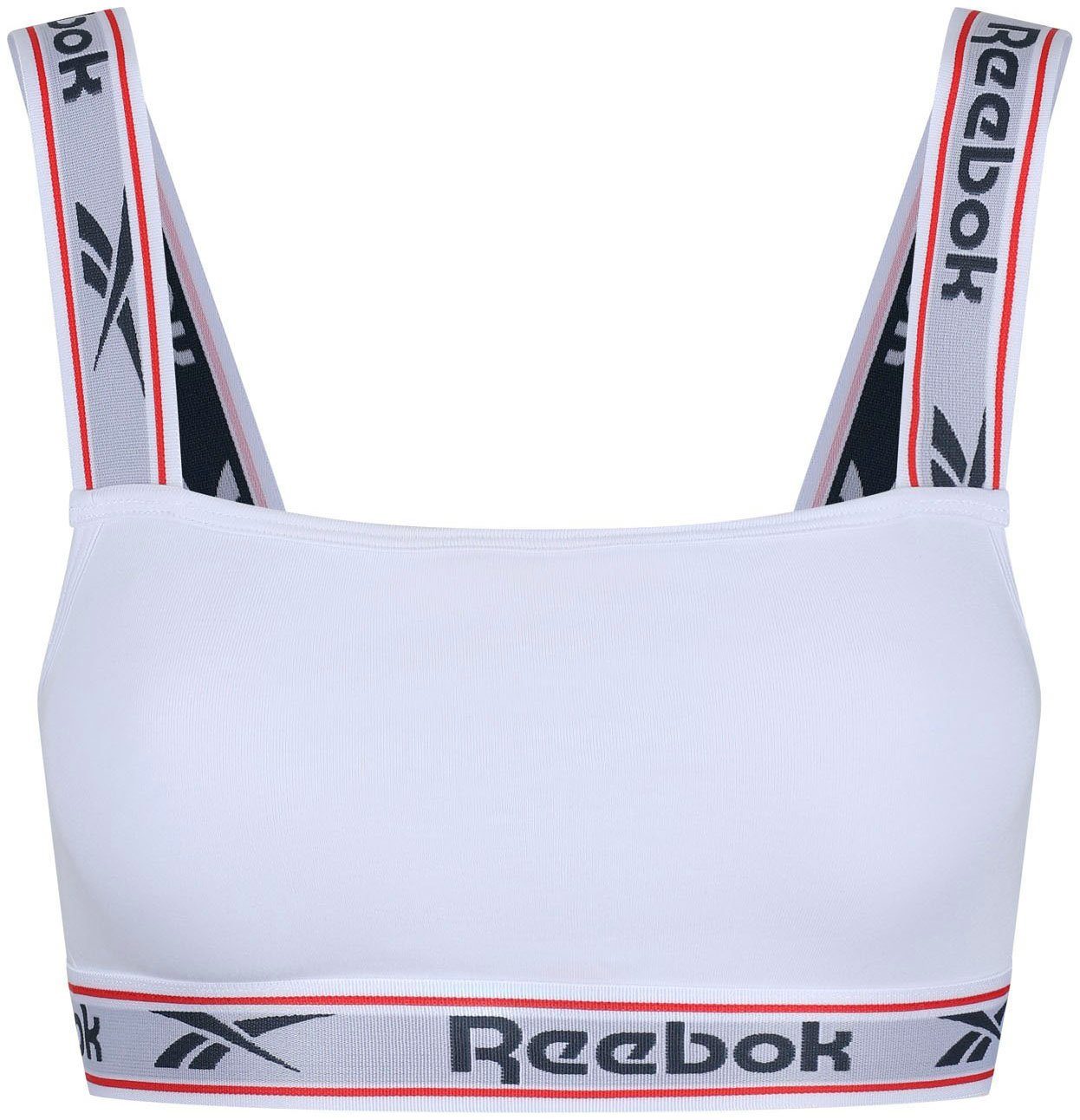 Reebok Bustier "Krystal" mit dicken Logo-Trägern