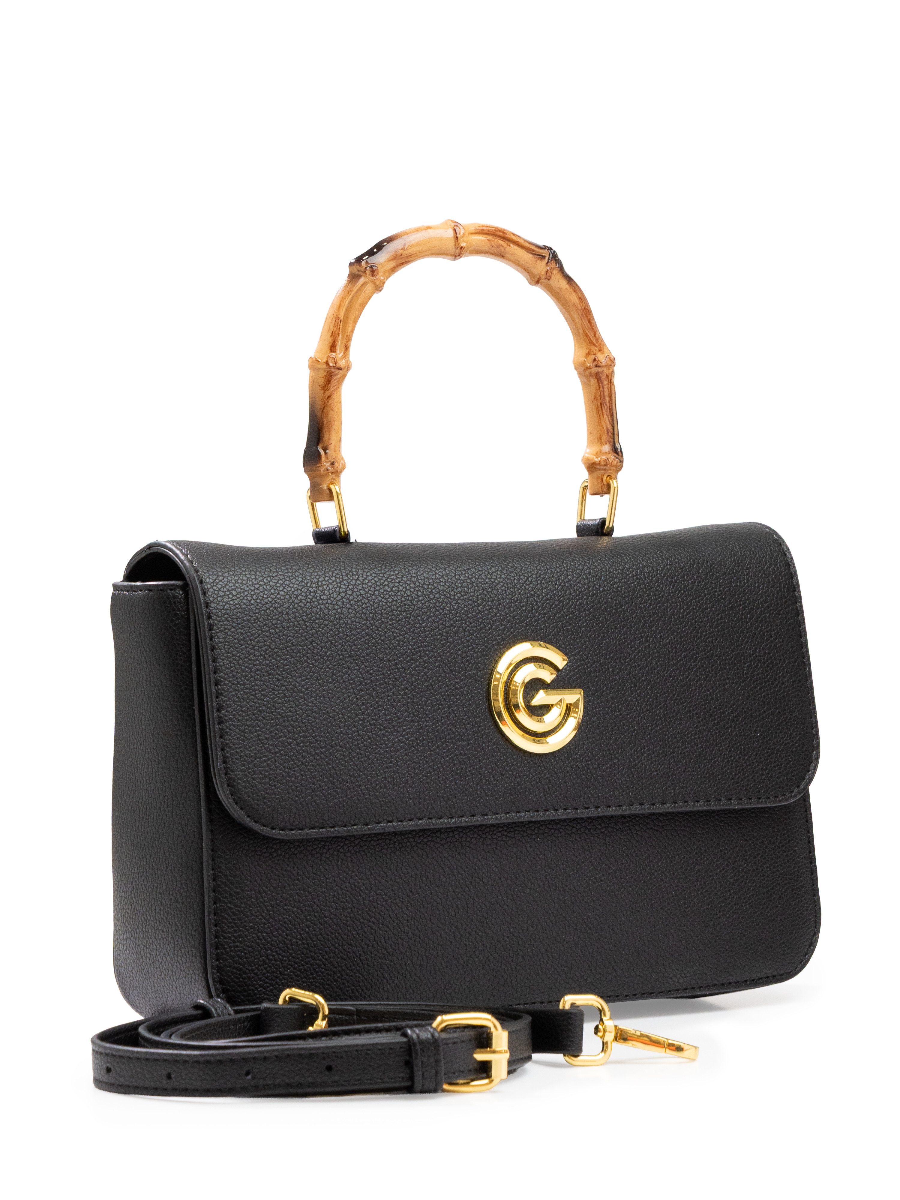 GABRIELLA G By Gabriella Gucci Handtasche AGATHA, Damen Henkeltasche, Schultertasche, Umhängetasche mit Logoapplikation