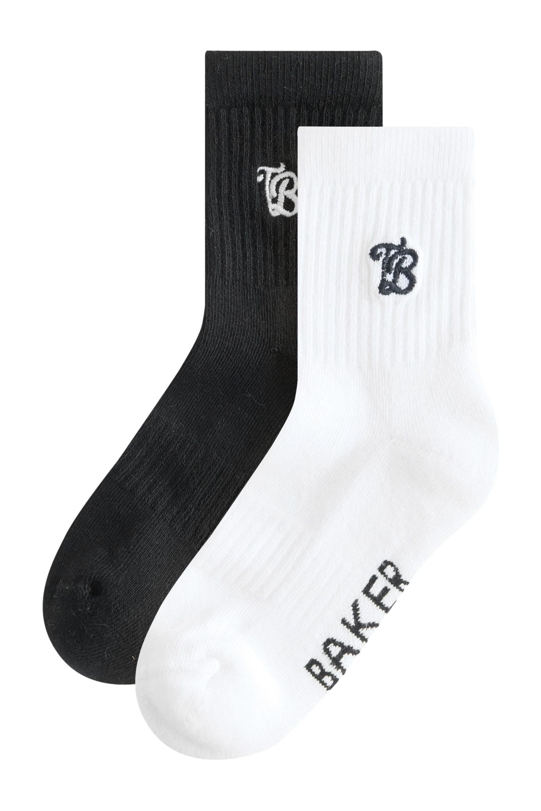 Basicsocken Baker by Ted Baker Socken mit Logo im 2er-Pack
