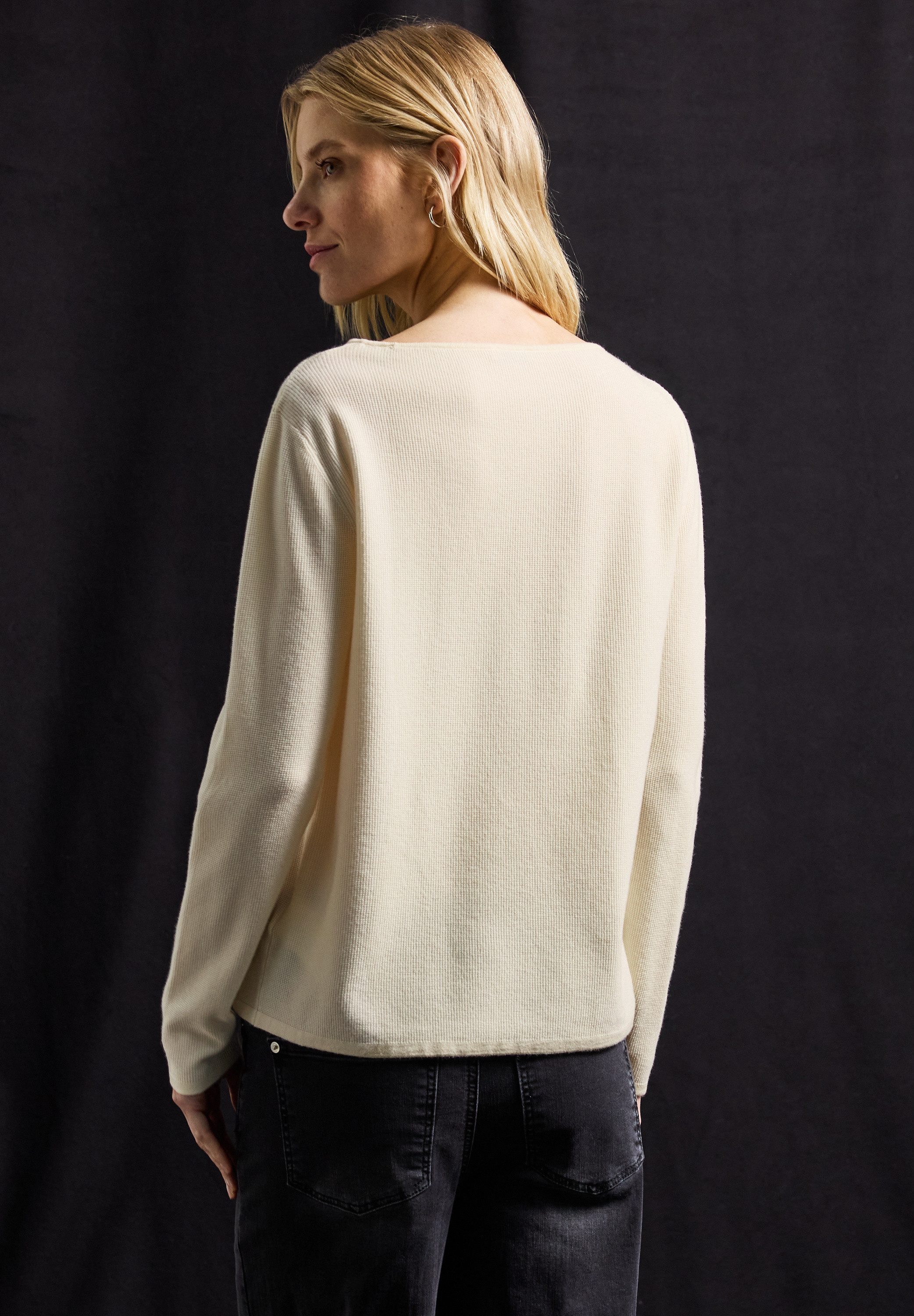 STREET ONE Strickpullover mit U-Boot-Ausschnitt
