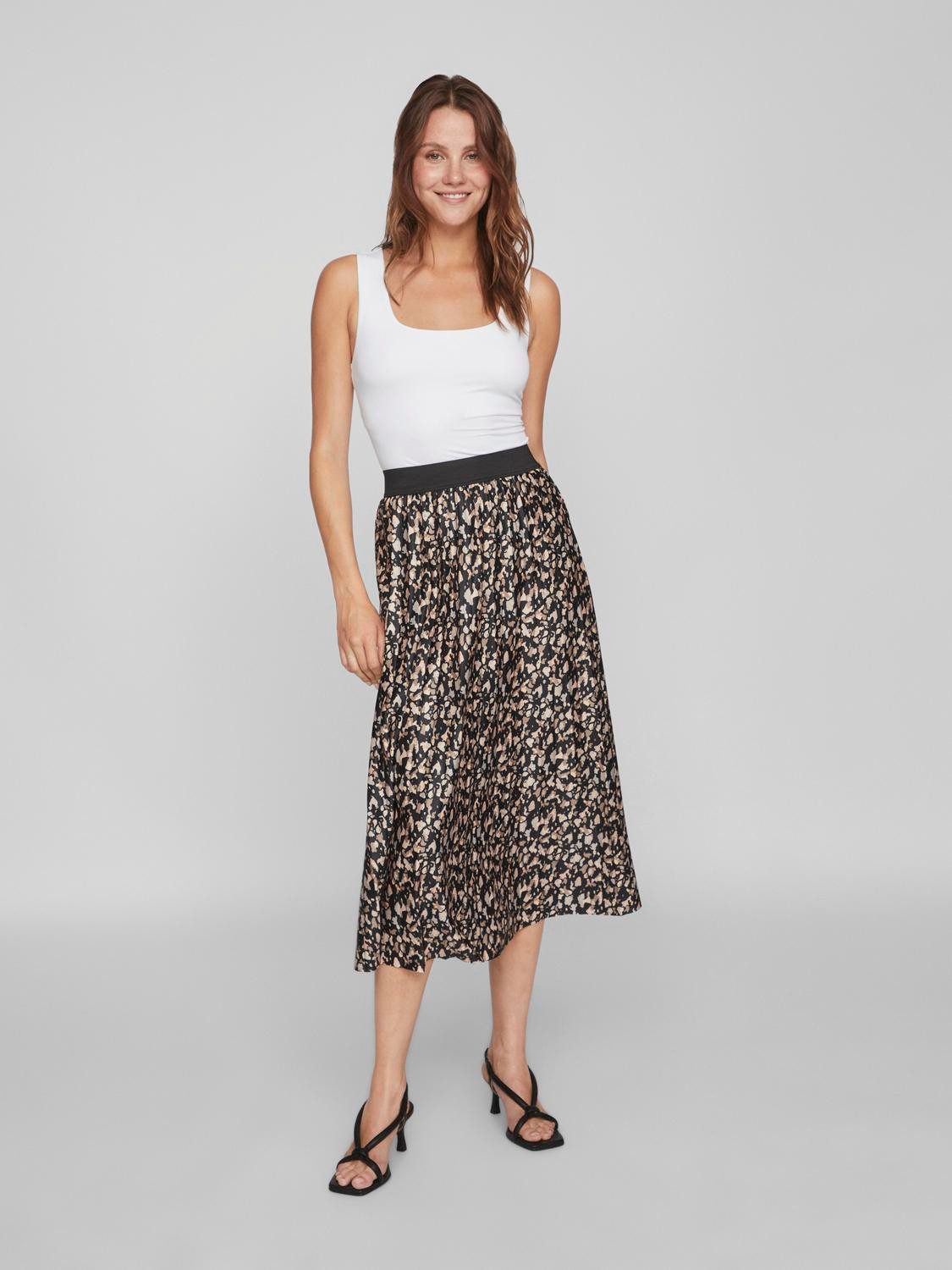Vila Plisseerock VINITBAN PRINT SKIRT - NOOS