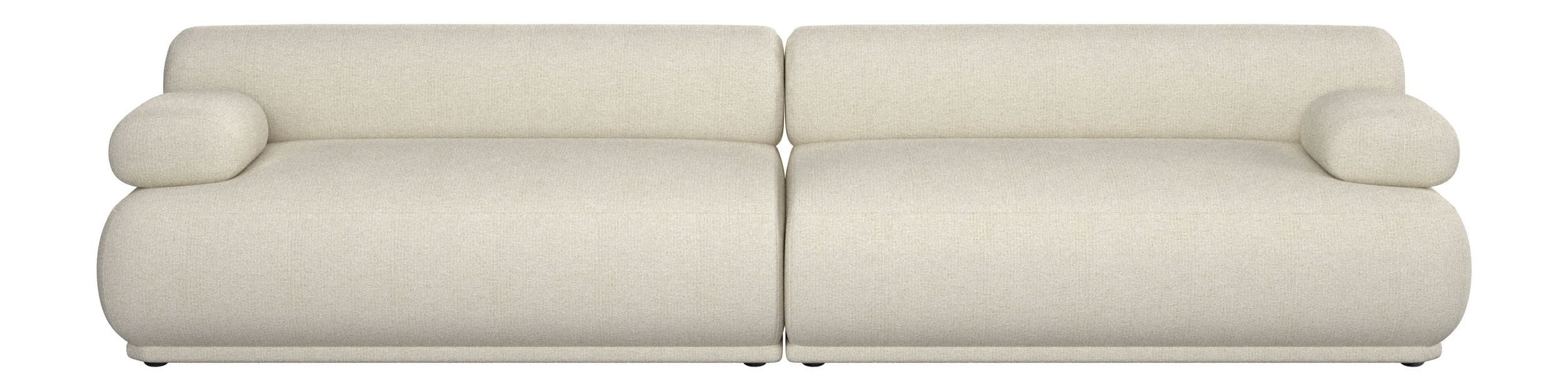 Zuiver 3-Sitzer Sofa Rembrandt 3-Sitzer Beige mit Rippstoff-Bezug, Zuiver Wohnzimmer