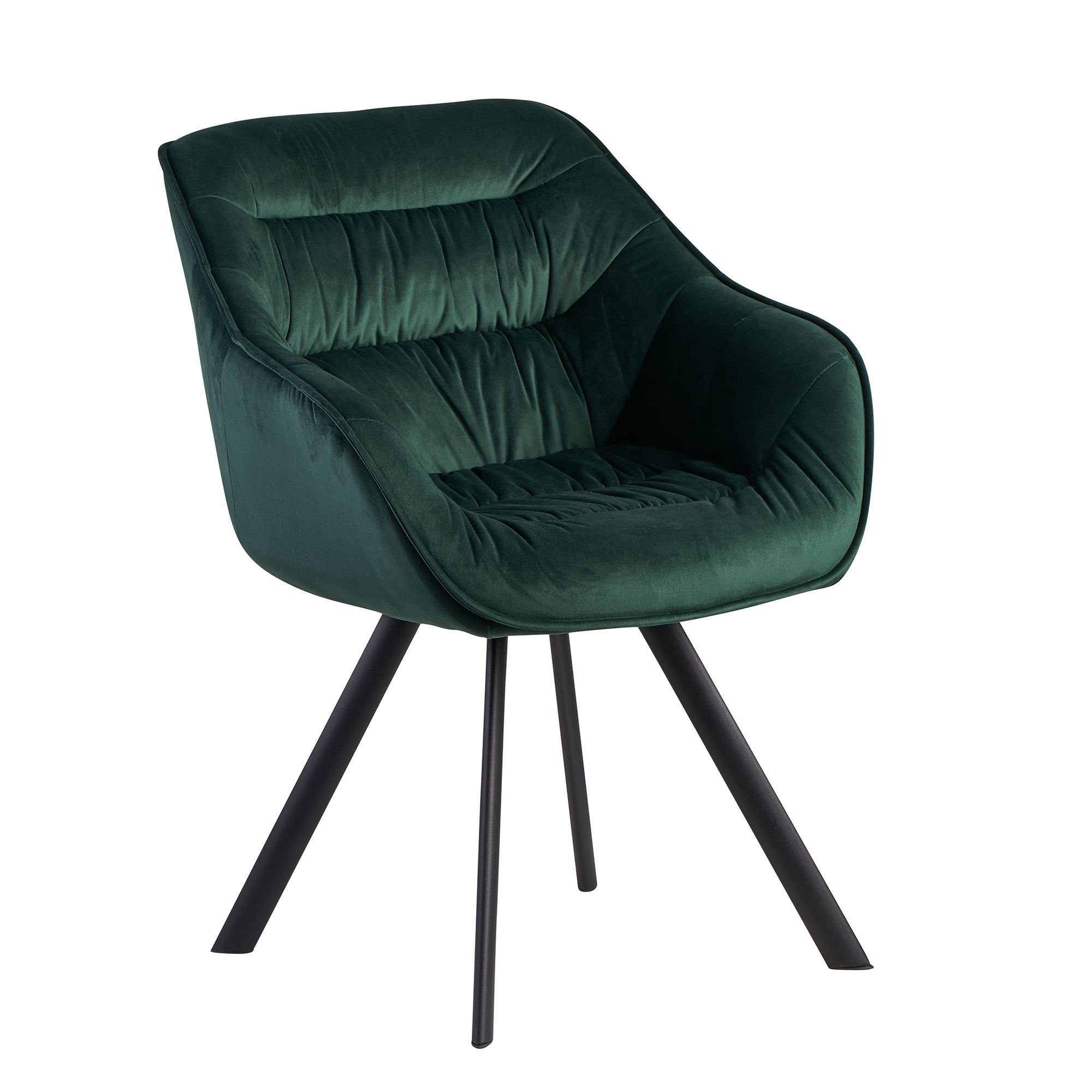 verkaufe gut KADIMA DESIGN Esszimmerstuhl Küchenstuhl LOCHE Grün Sitzkomfort bequemer Grün & stilvoller | 