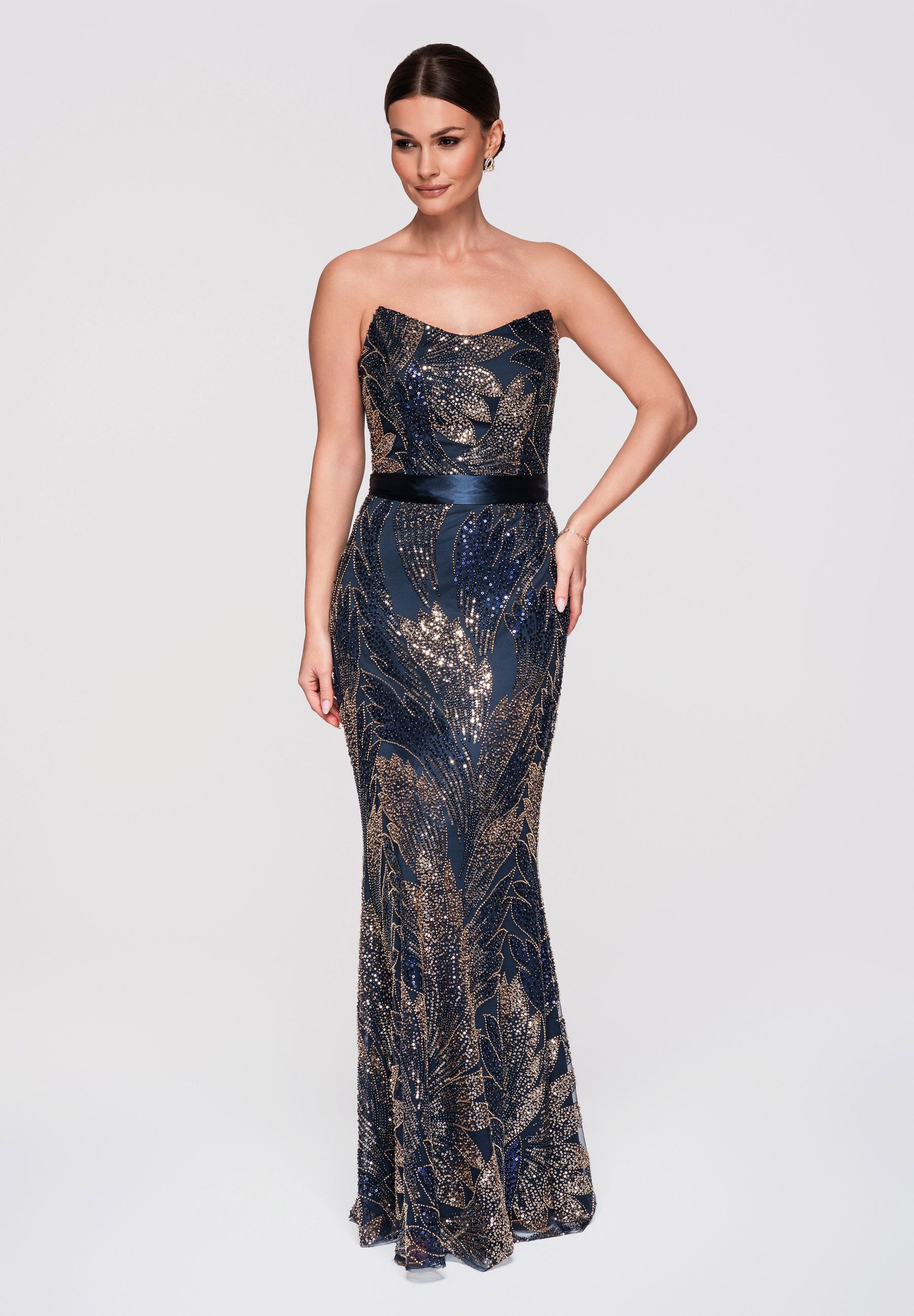 OMBRE Abendkleid ALETTA – Abendkleid Maxi im Meerjungfrauen-Schnitt