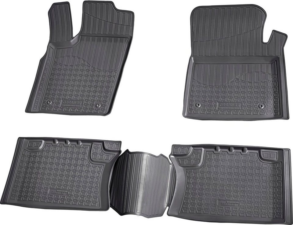 RECAMBO Passform-Fußmatten CustomComforts (4 St), für Jeep Grand, Cherokee  IV WK2 ab 2010, perfekte Passform