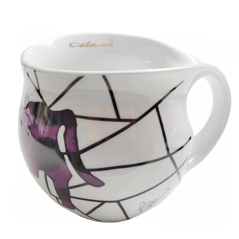 Colani Tasse Kaffeebecher Kaffeeserie Cow, der Porzellan, Design Colani ovo" XXL Luigi Colani "ab lila