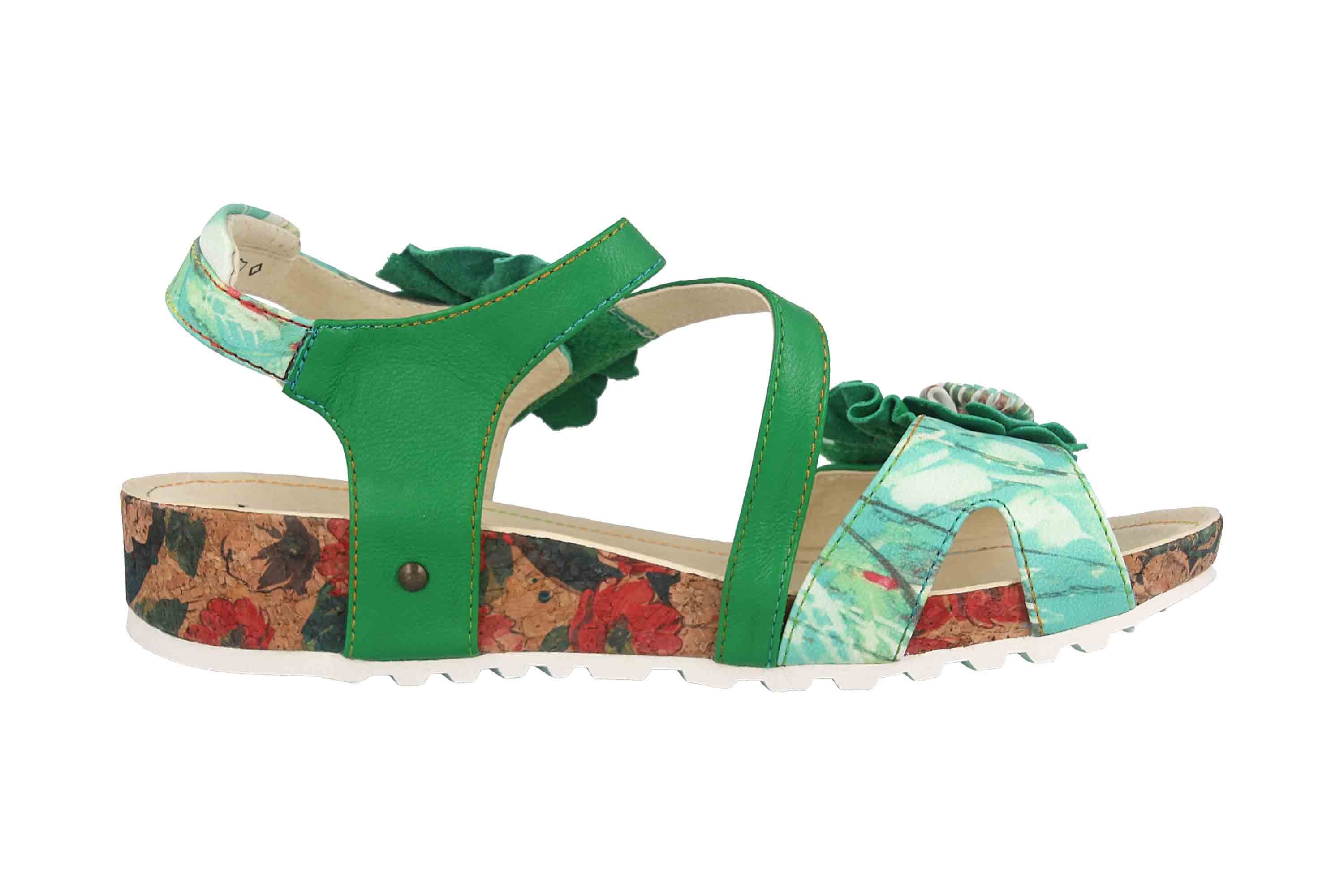 LAURA VITA BRCYANO 68 Vert Sandale