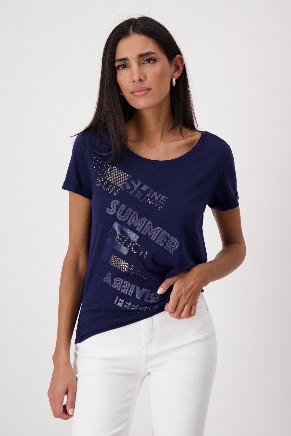 T-Shirt Shirt Basic Schmuckschrift