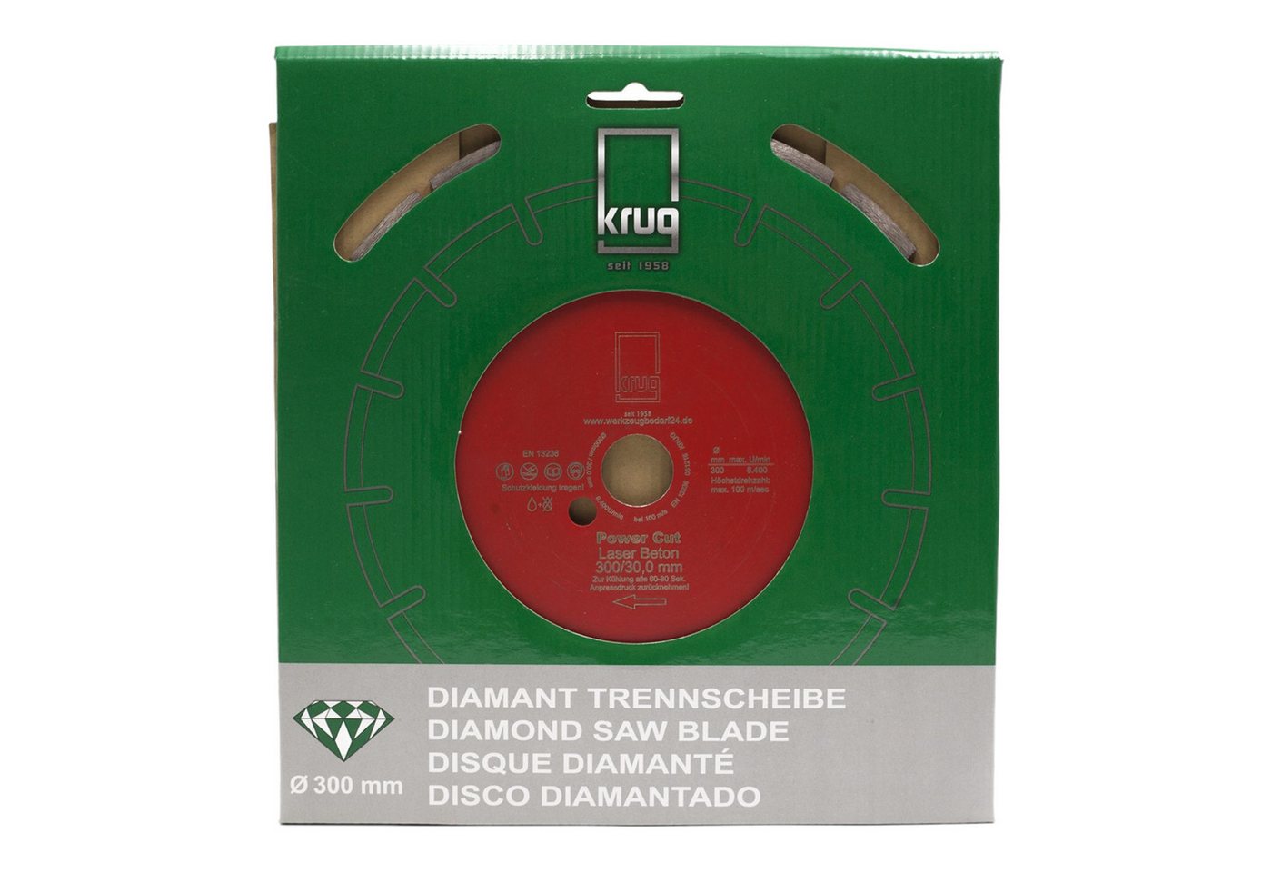 Thumbnail - Fritz Krug Trennscheiben Diamantscheibe Power Cut 300/30mm