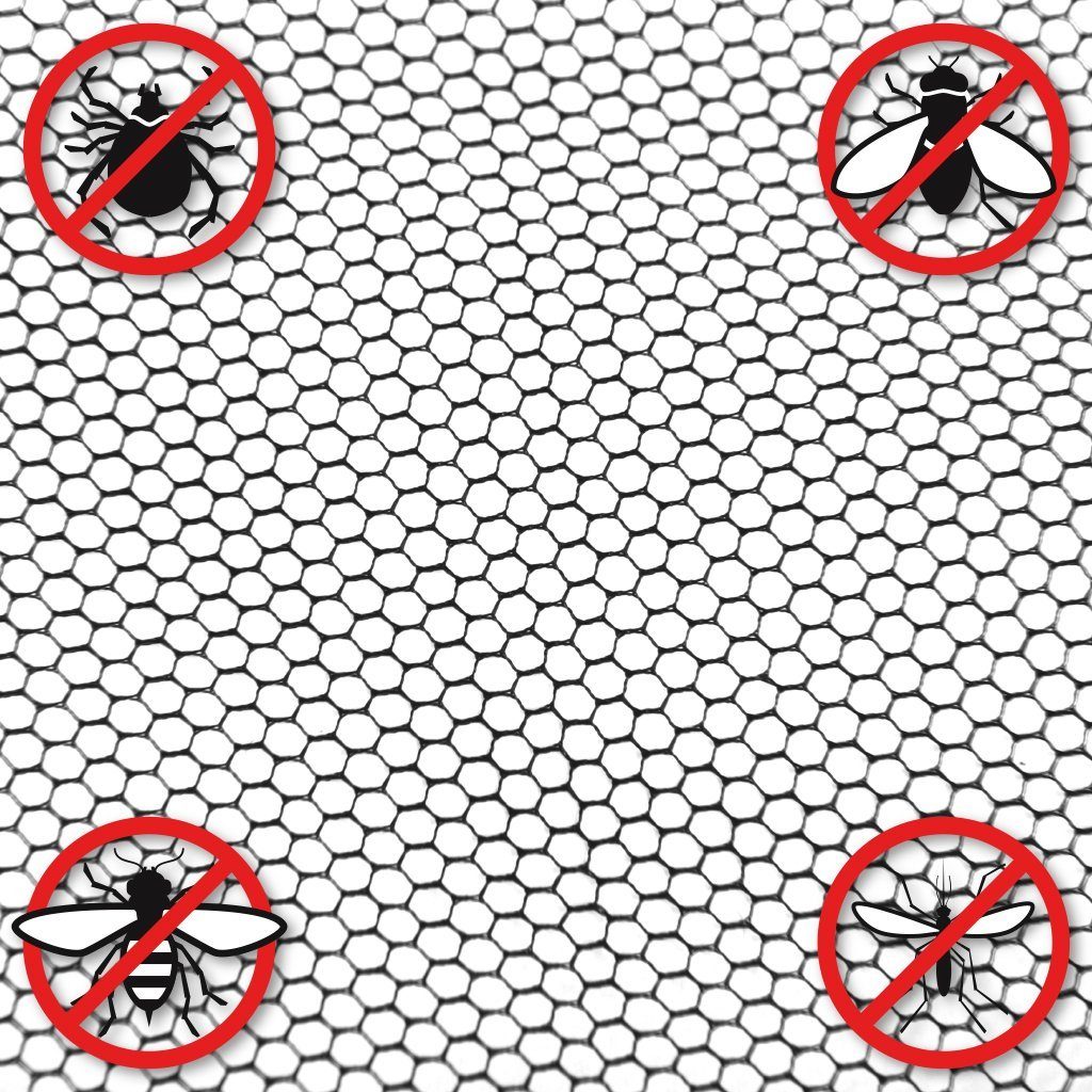 Pro Home Insektenschutz-Fensterrahmen 130x150cm, (Set, 4-St), inkl. selbstklebendem Klettband (5mm), reißfest, witterungsbeständig – Bild 4 von 5
