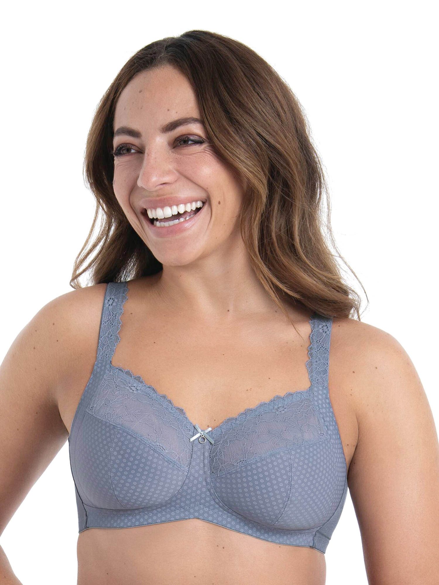Rosa Faia Soft-BH Soft BH Eloise (Stück, 1-tlg) 3-teilige Schnittführung, Floral, Materialmix