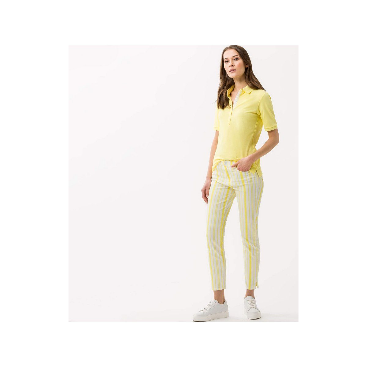 Brax gelb regular 5-Pocket-Jeans (1-tlg)