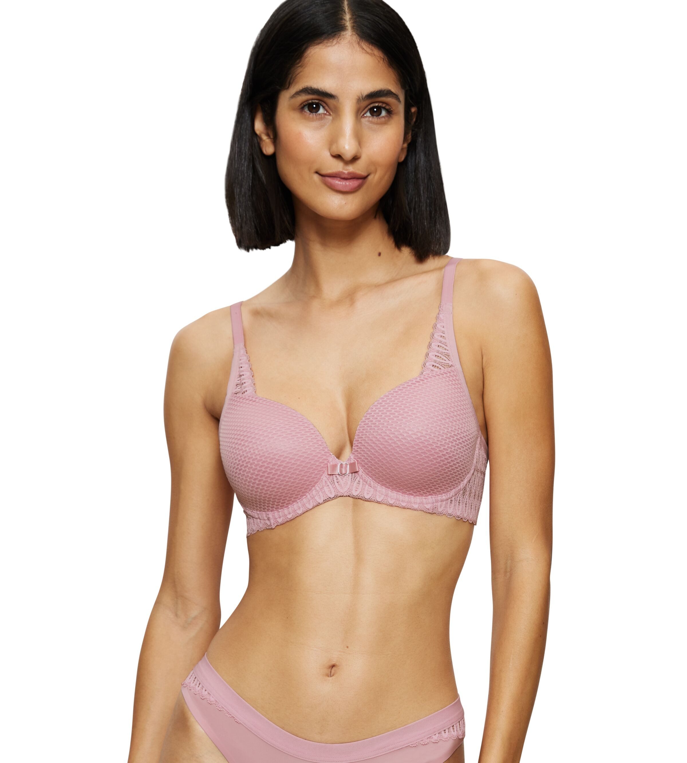 Triumph Bügel-BH Aura Spotlight T moderne Spitze, weich, leicht gepolstert, Spacer-Cups