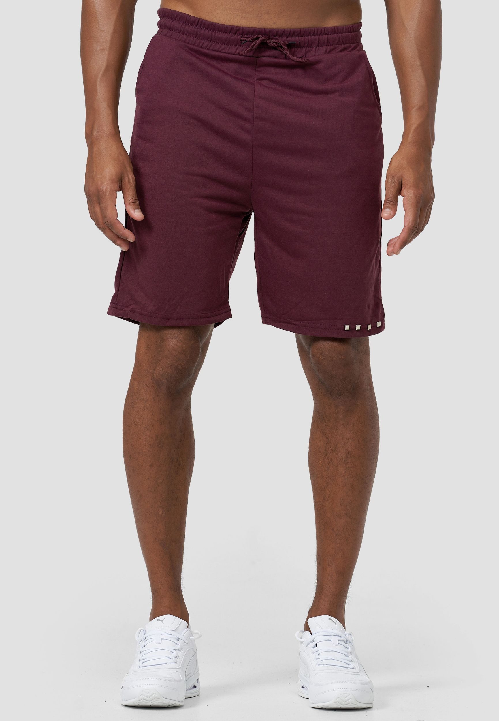 FORBEST Sweatshorts Trainings Kurze Sommer Taschen für Herren (1-tlg) Baumwolle Normal Fit unifarben atmungsaktiv Kordelzug