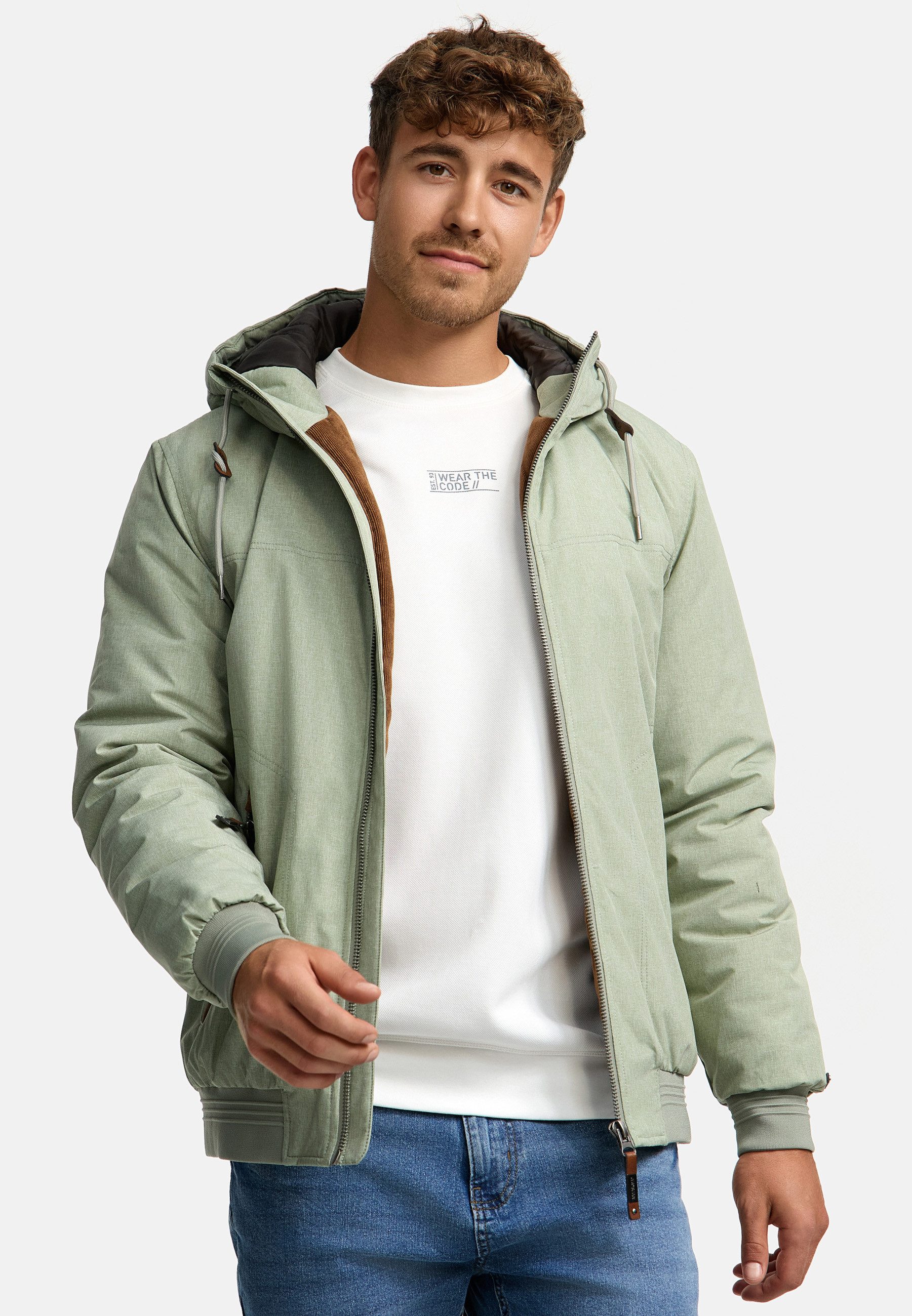 Indicode Sommerjacke INPeshastin Kapuze mit Tunnelzug günstig online kaufen