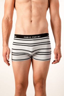Fabio Farini Boxershorts Herren Retroshorts - Mehrpack aus weicher Microfaser (8-St) im sportlichen Look mit Logo-Bund, zufällig ausgewählte Кольора(ів)