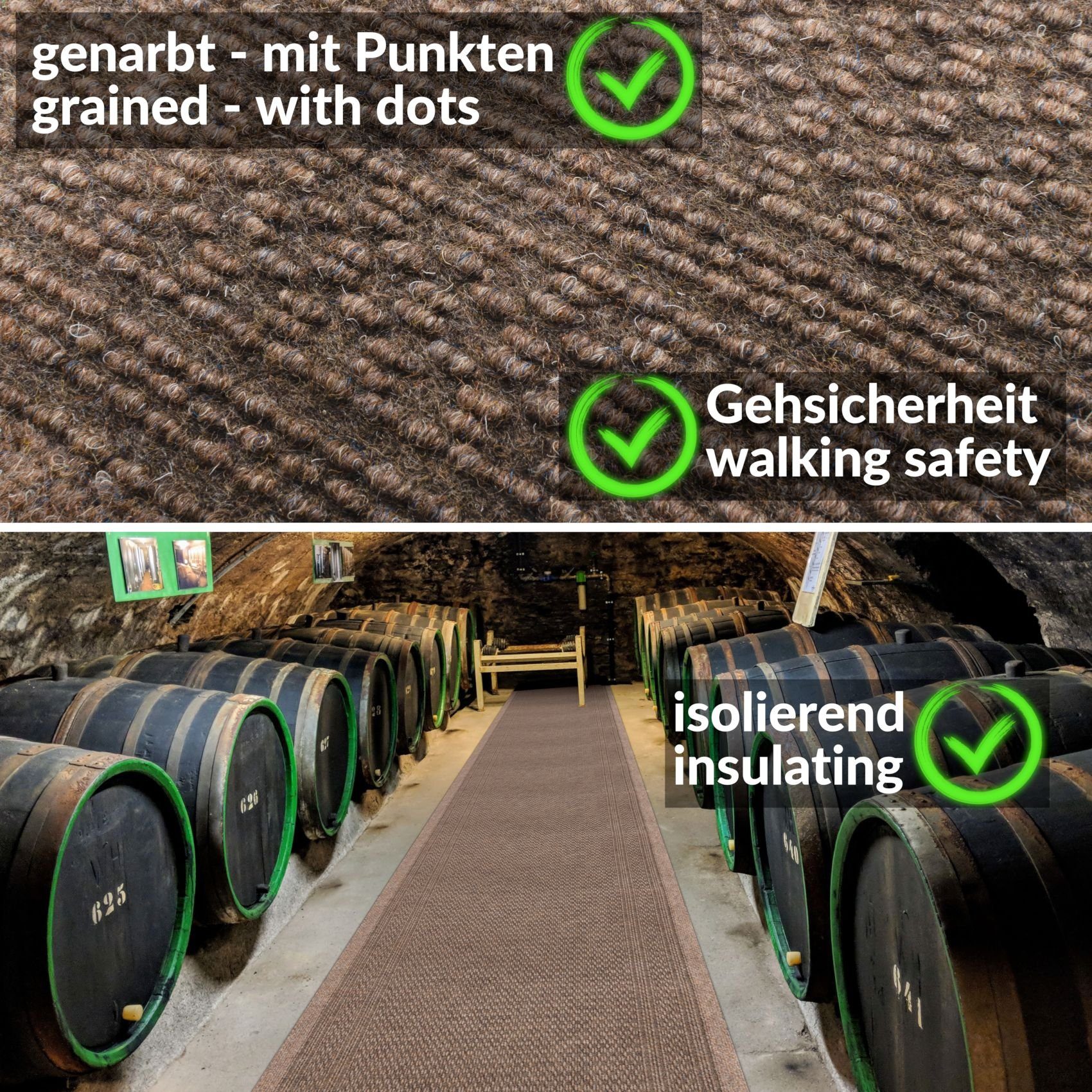 ANRO Läufer, Eckig, Höhe: 6 mm, günstig online kaufen