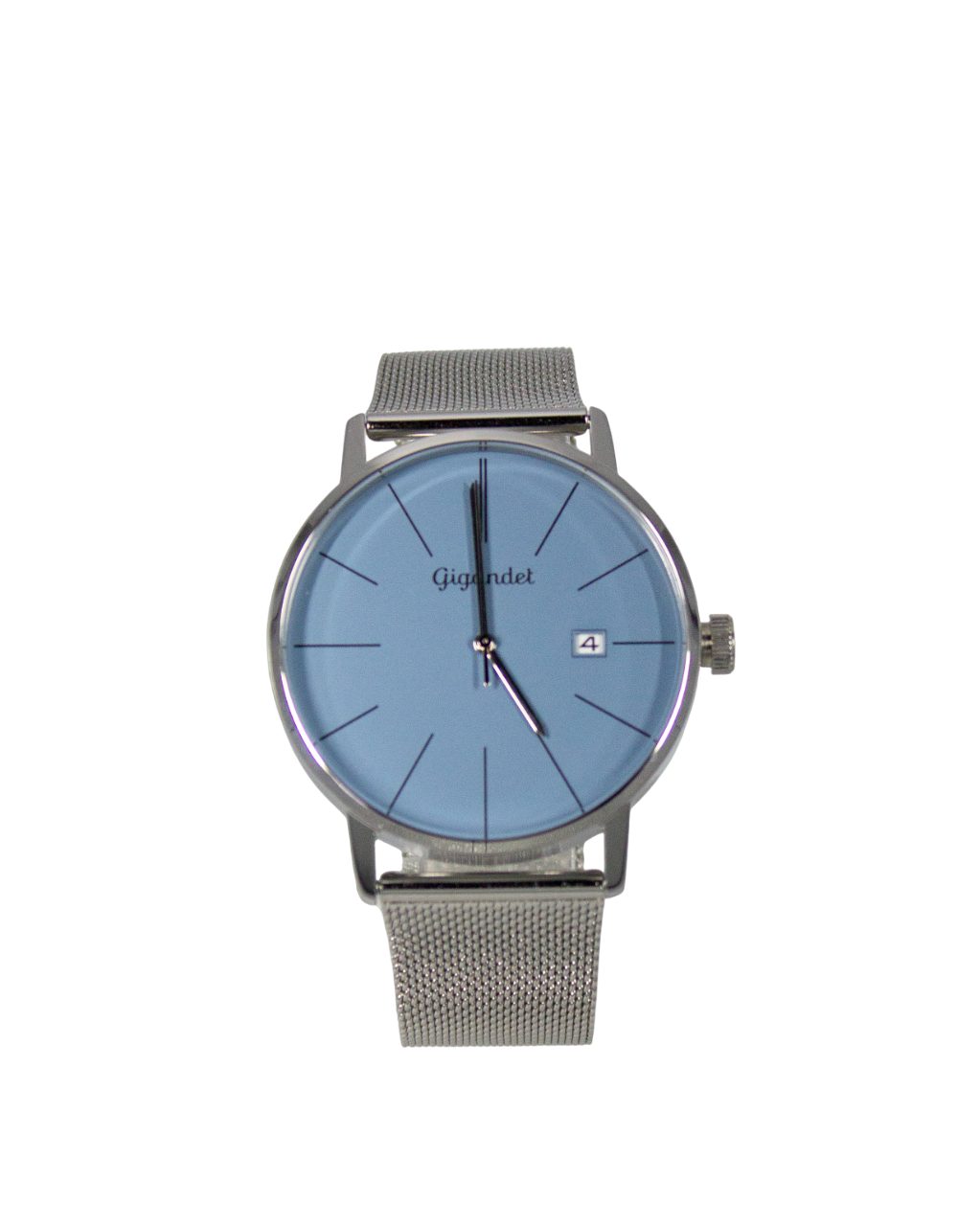 Gigandet Quarzuhr Herrenuhr, Armbanduhr, Businessuhr, 42mm, MINIMALISM G42-020, Mineralglas, Datumsanzeige, Edelstahlband, 3bar/30m wasserfest