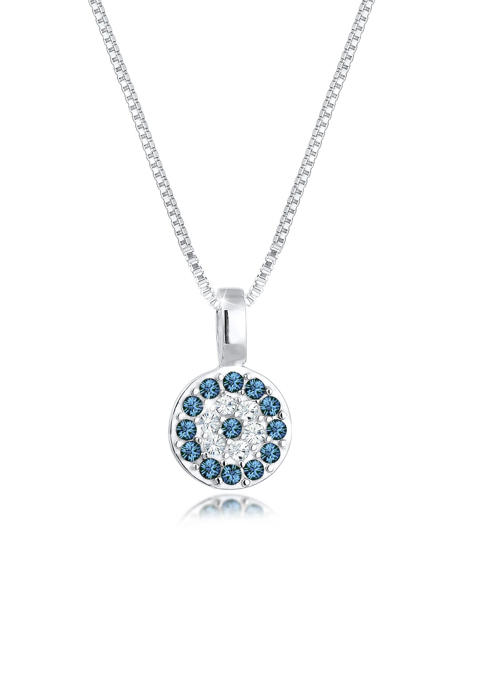 Collierkettchen Evil Eye Basic 925 Silber, mit Kristallen von Swarovski®