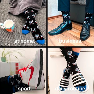 TwoSocks Freizeitsocken Astronaut Socken lustige Socken Damen & Herren, Einheitsgröße