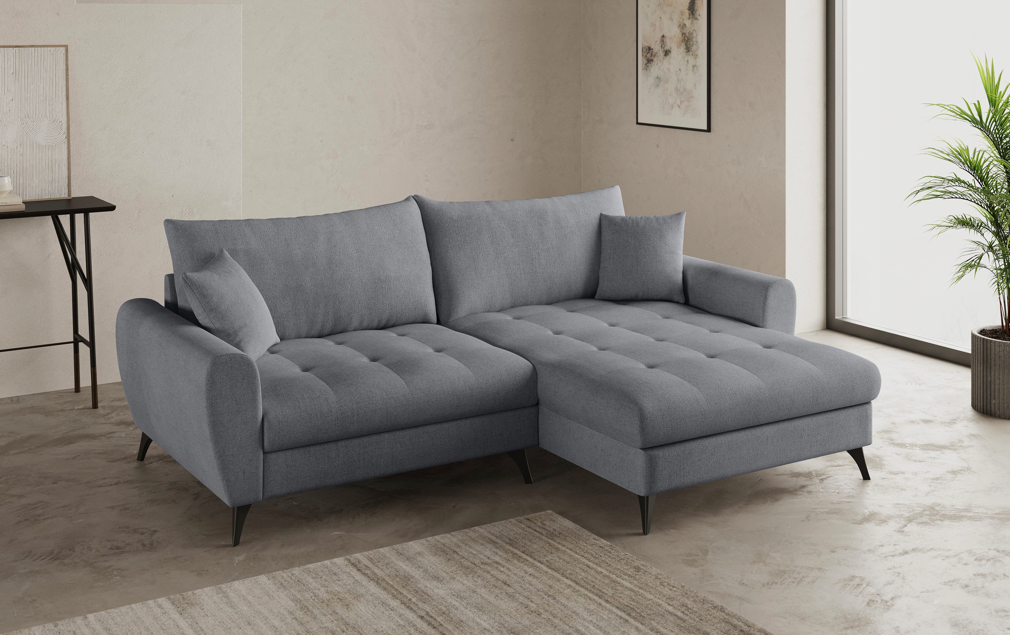 Mr. Couch Ecksofa "Blackburn II L-Form" Wahlweise mit Kaltschaumpolsterung günstig online kaufen