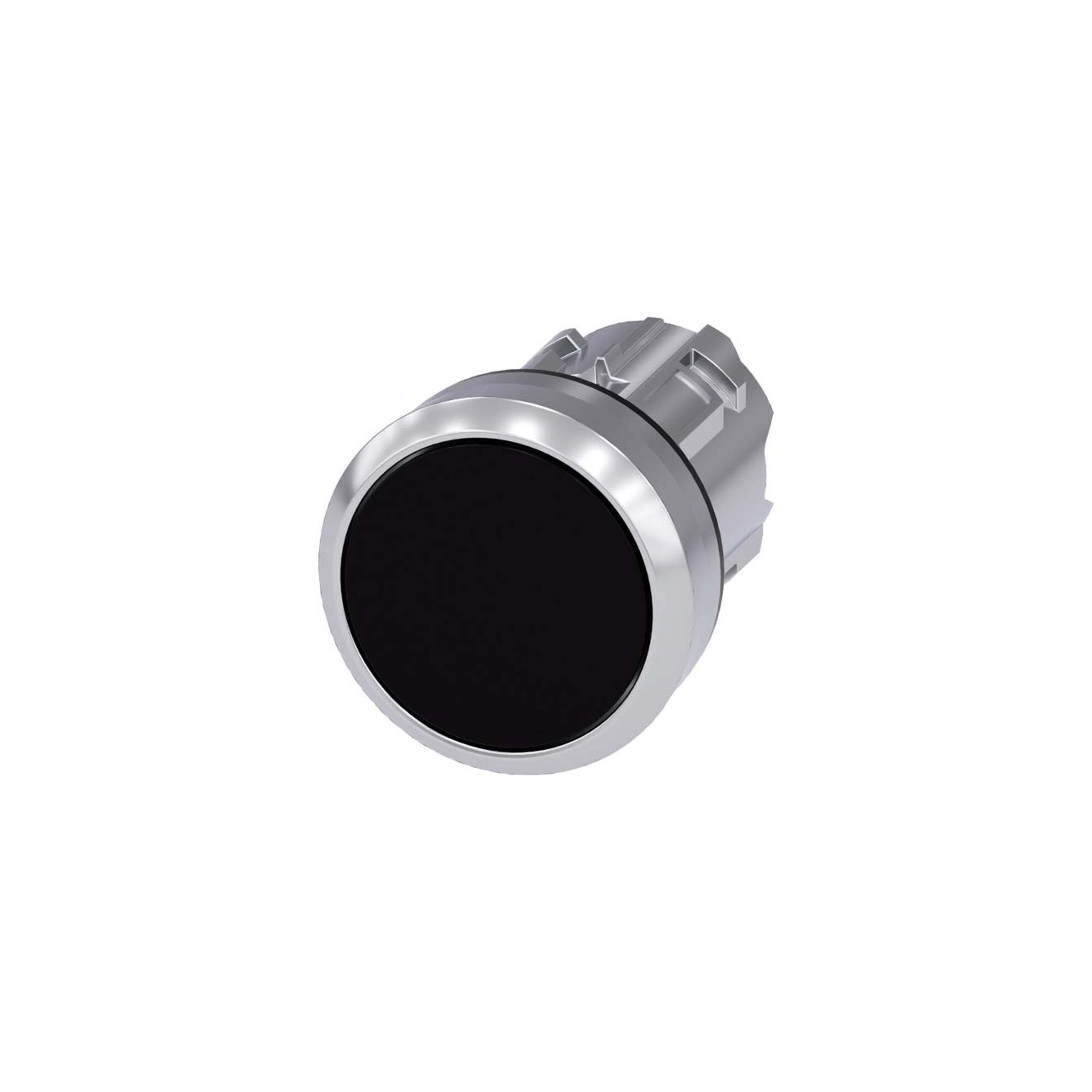 SIEMENS Siemens Indus.Sector Drucktaster 22mm, rund, schwarz 3SU1050-0AB10-0AA Wandtaster