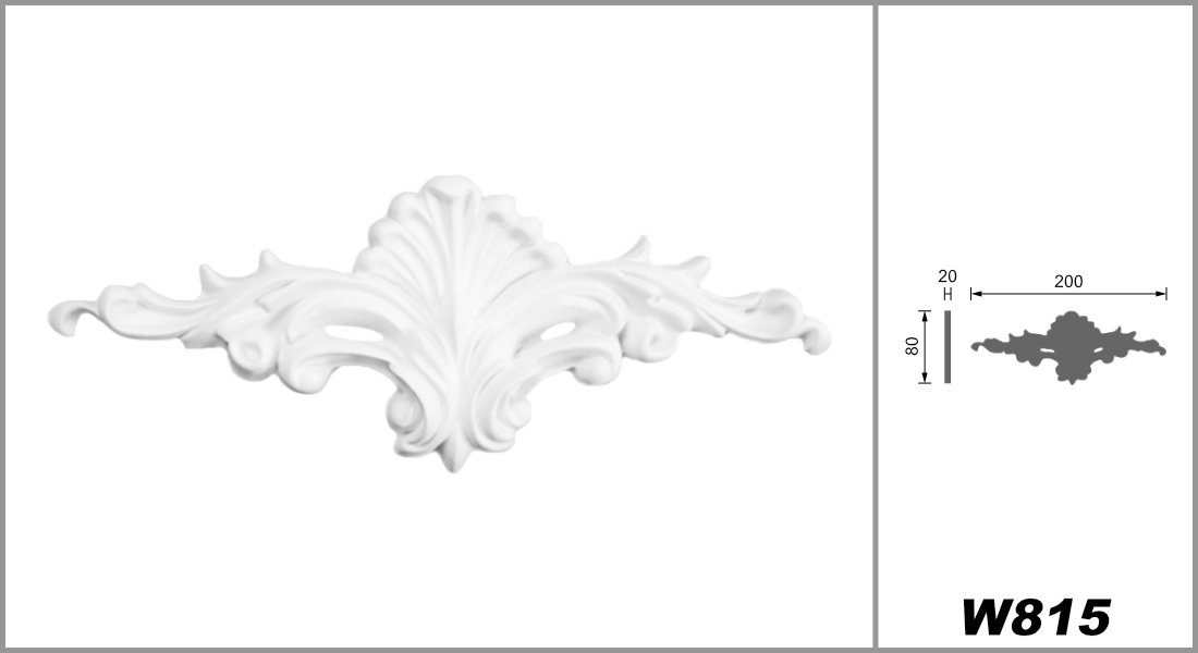 Grand Decor Wanddekoobjekt W815 (Ornament aus günstig online kaufen