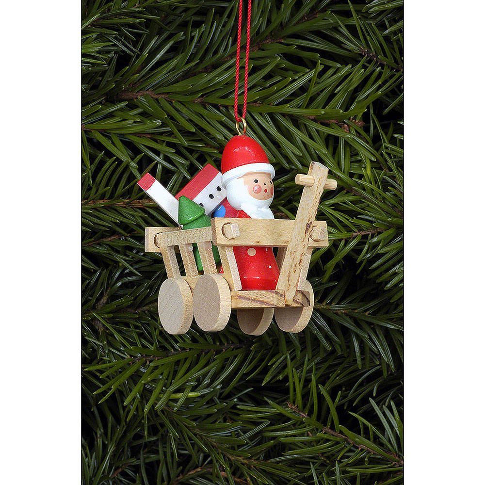 Christian Ulbricht Dekohänger Christbaumschmuck Nikolaus im Wägele (5,4x4,7cm) von Christian Ulbrich