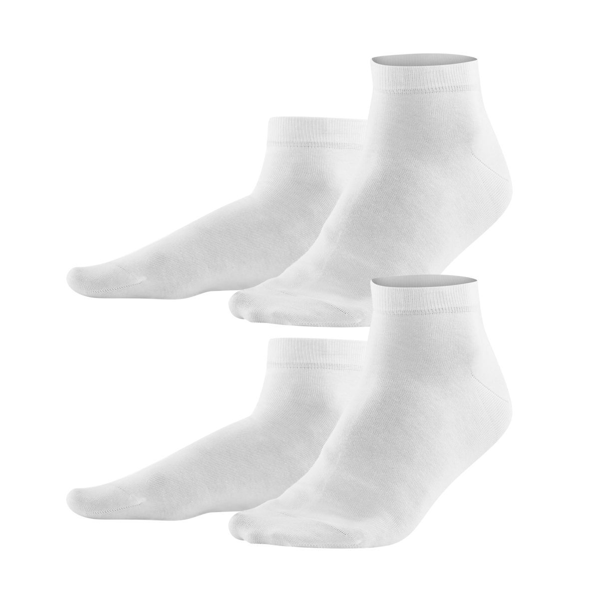 LIVING CRAFTS Sneakersocken CURT, 2er Pack GOTS zertifiziert