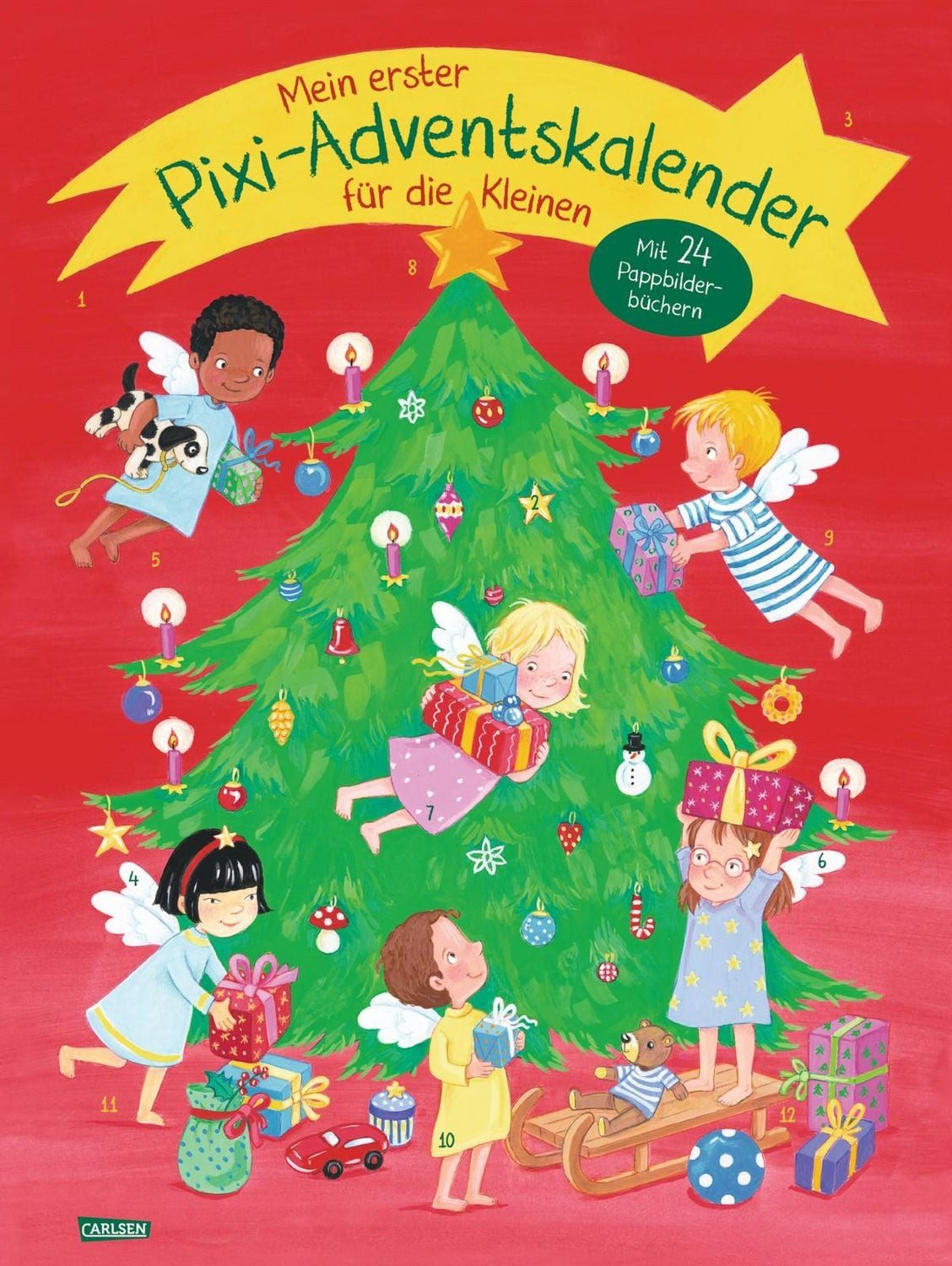 Mein erster Pixi-Adventskalender für die Kleinen - mit 24 Pappbilderbü / diverse