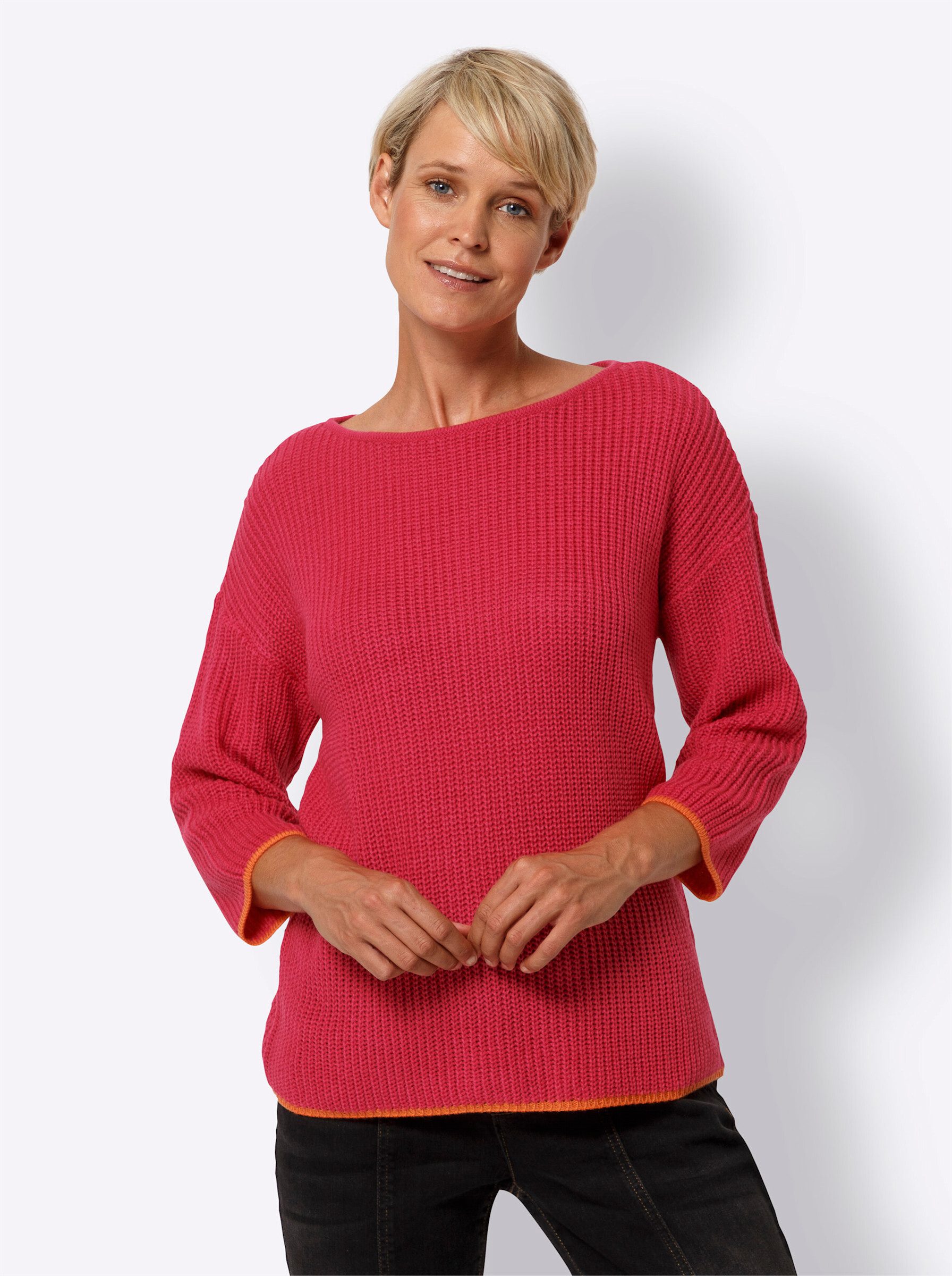 Strickpullover Langarm-Pullover