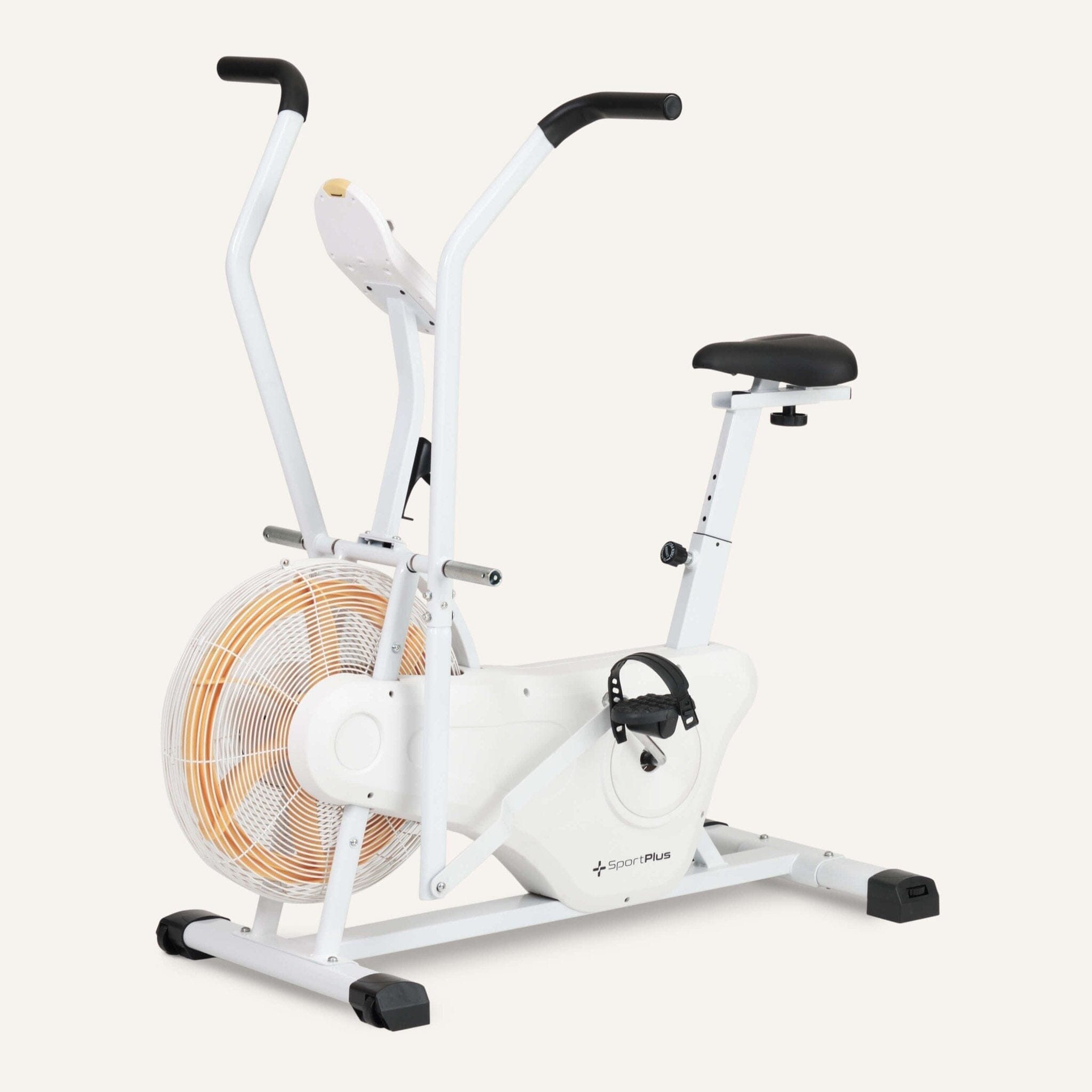 SportPlus Heimtrainer Air Bike Pro mit natürlichem Widerstand & App-Kompatibilität