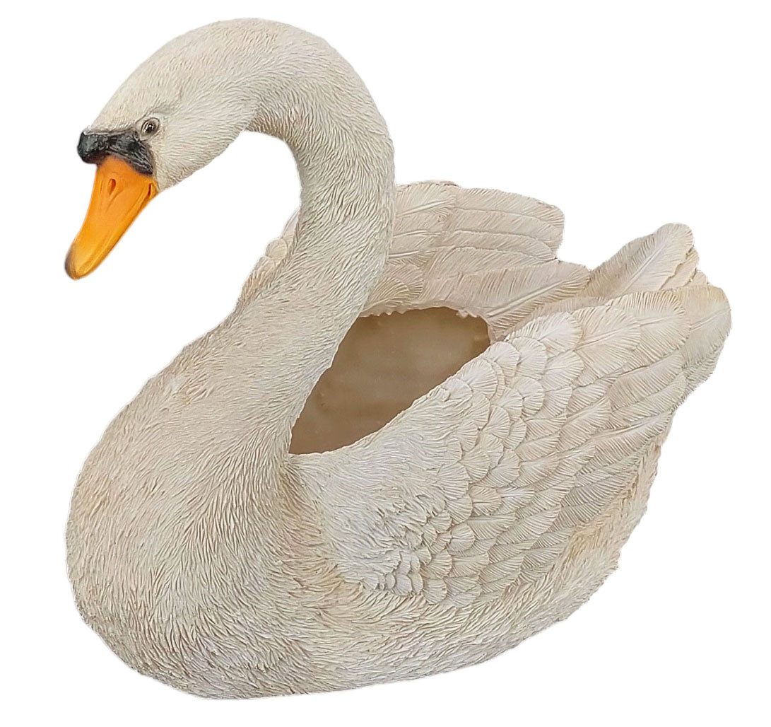 abc HOME Blumentopf Pflanzentopf Schwan, Polyresin, Für Außenbereich geeign günstig online kaufen
