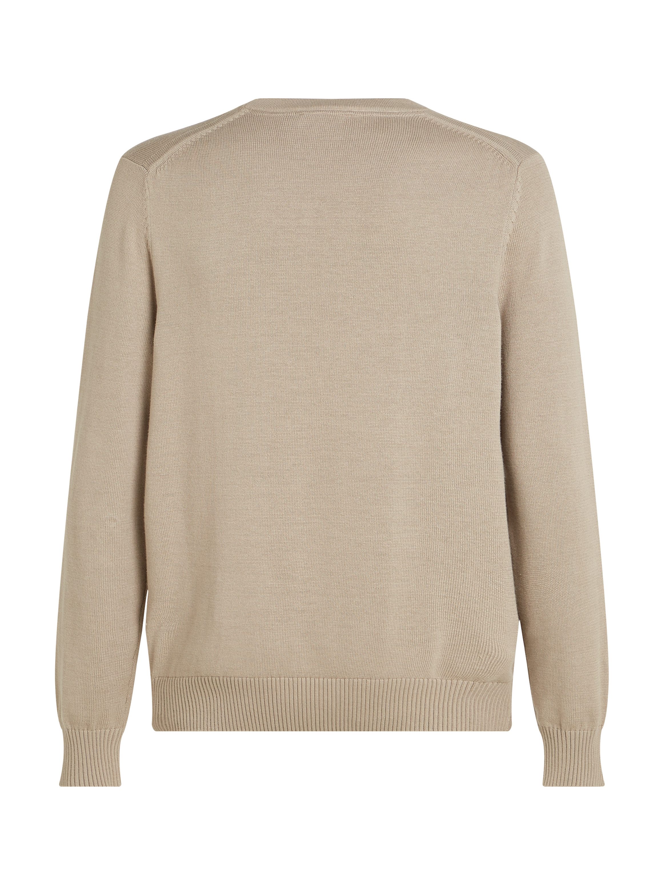 Calvin Klein Jeans Rundhalspullover MODERN CREW NECK SWEATER Logodruck, Rundhals