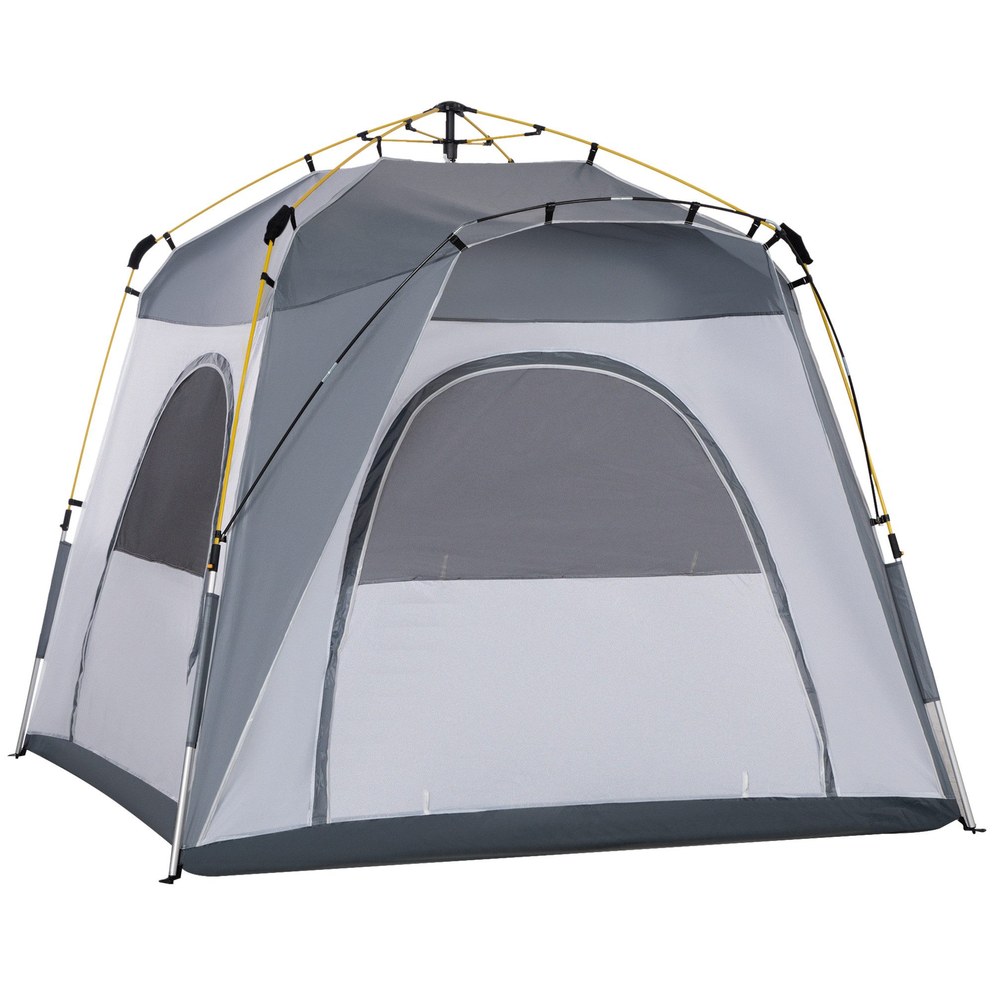 Outsunny Kuppelzelt mit Haken, Tür, Fenster, günstig online kaufen