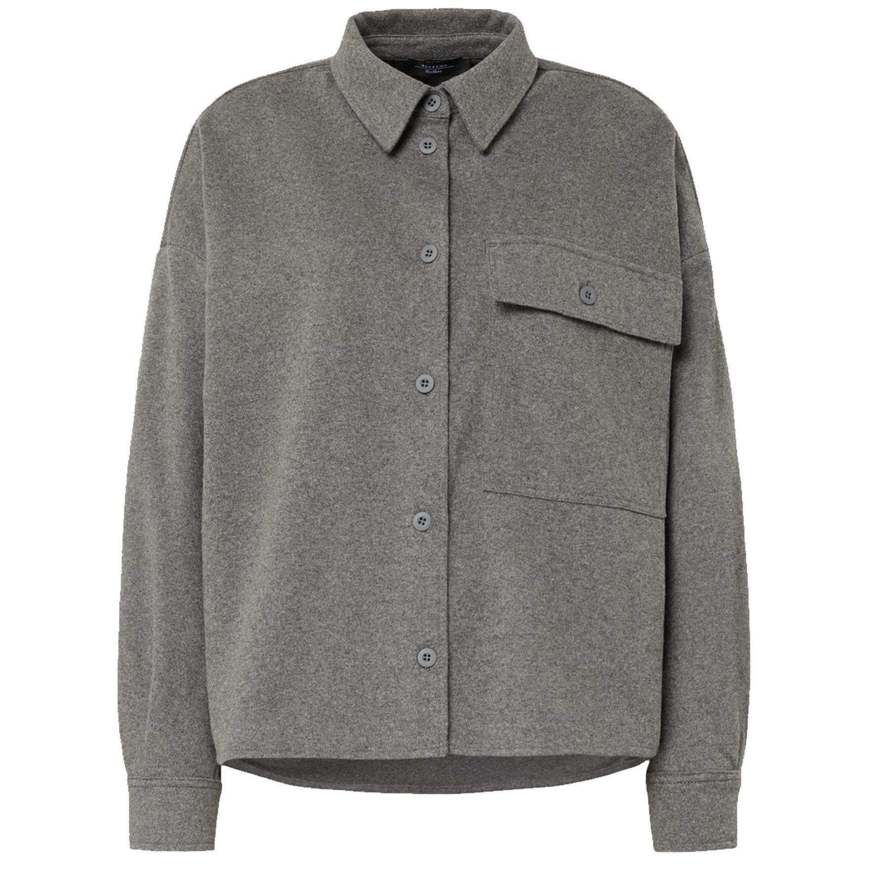WEEKEND BY MAX MARA T-Shirt WEEKEND MAX MARA Overshirt NANCY mit Baumwolle - Grau
