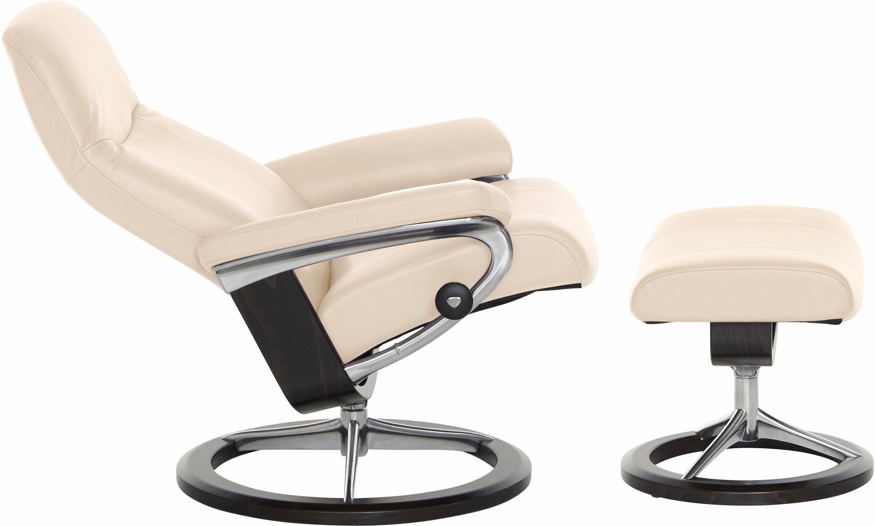 Stressless® Relaxsessel Garda (Set, Relaxsessel mit Hocker), mit Hocker, mit  Signature Base, Größe L, Gestell Wenge