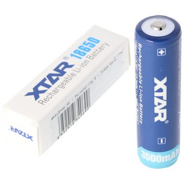 XTAR XTAR 18650 3500mAh 3,6V - 3,7V Li-Ion-Akku geschützt mit Kopf, Abmess Akku 3500 mAh (3,6 V)