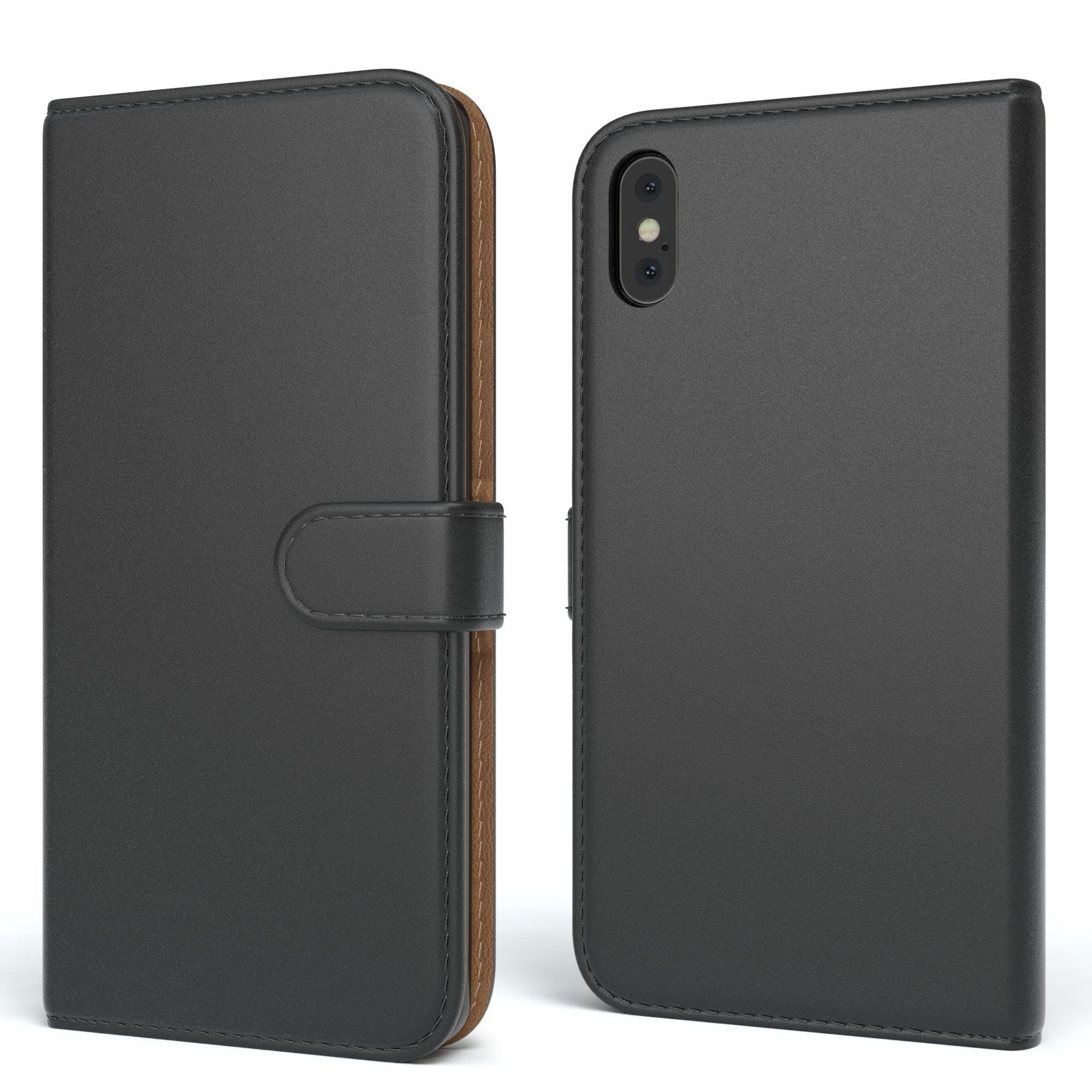 EAZY CASE Handyhülle Bookstyle Farbig für Apple iPhone X / iPhone XS, Schutzhülle mit Standfunktion Kartenfach Handytasche aufklappbar Etui